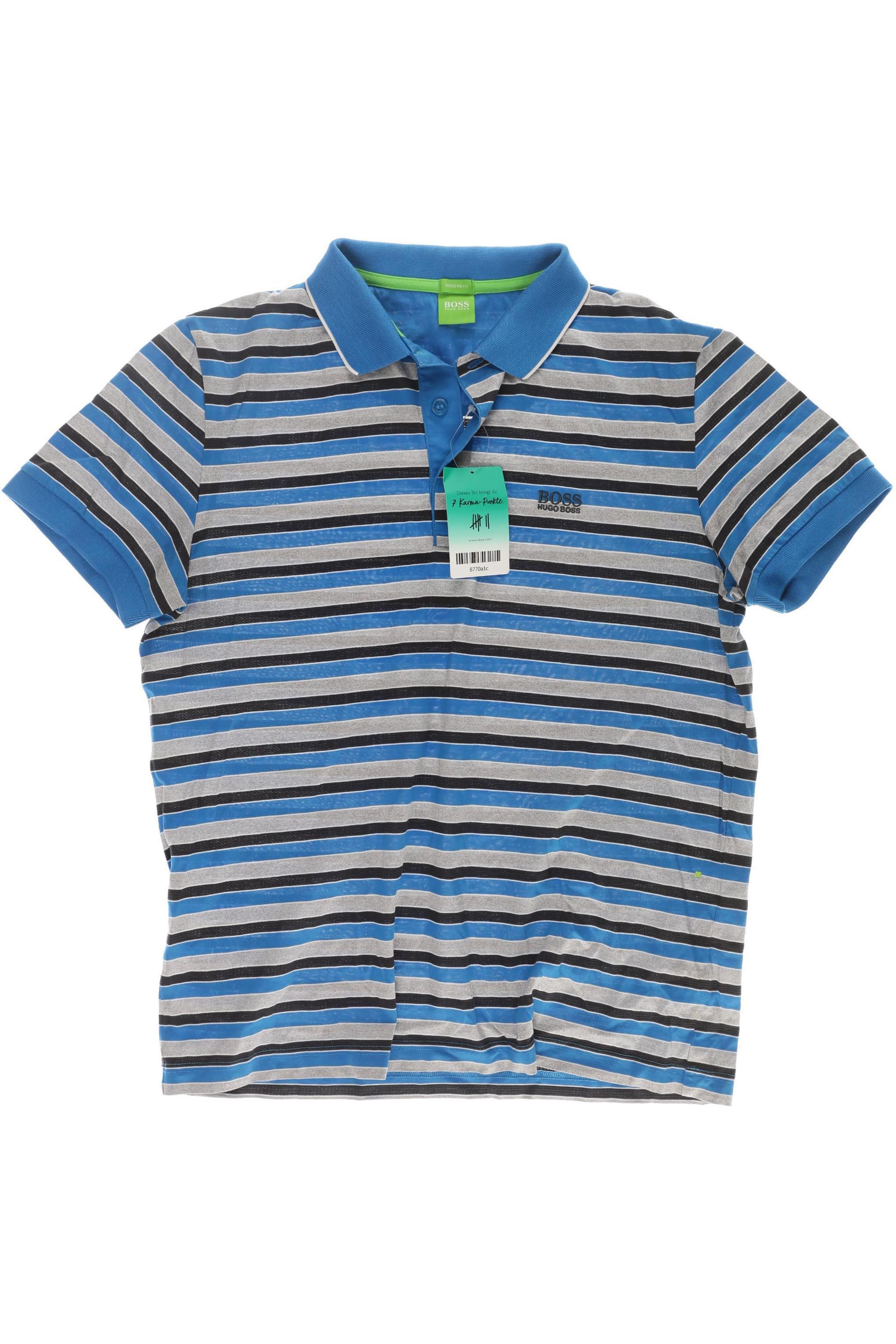 

Boss Green Herren Poloshirt, blau, Gr.