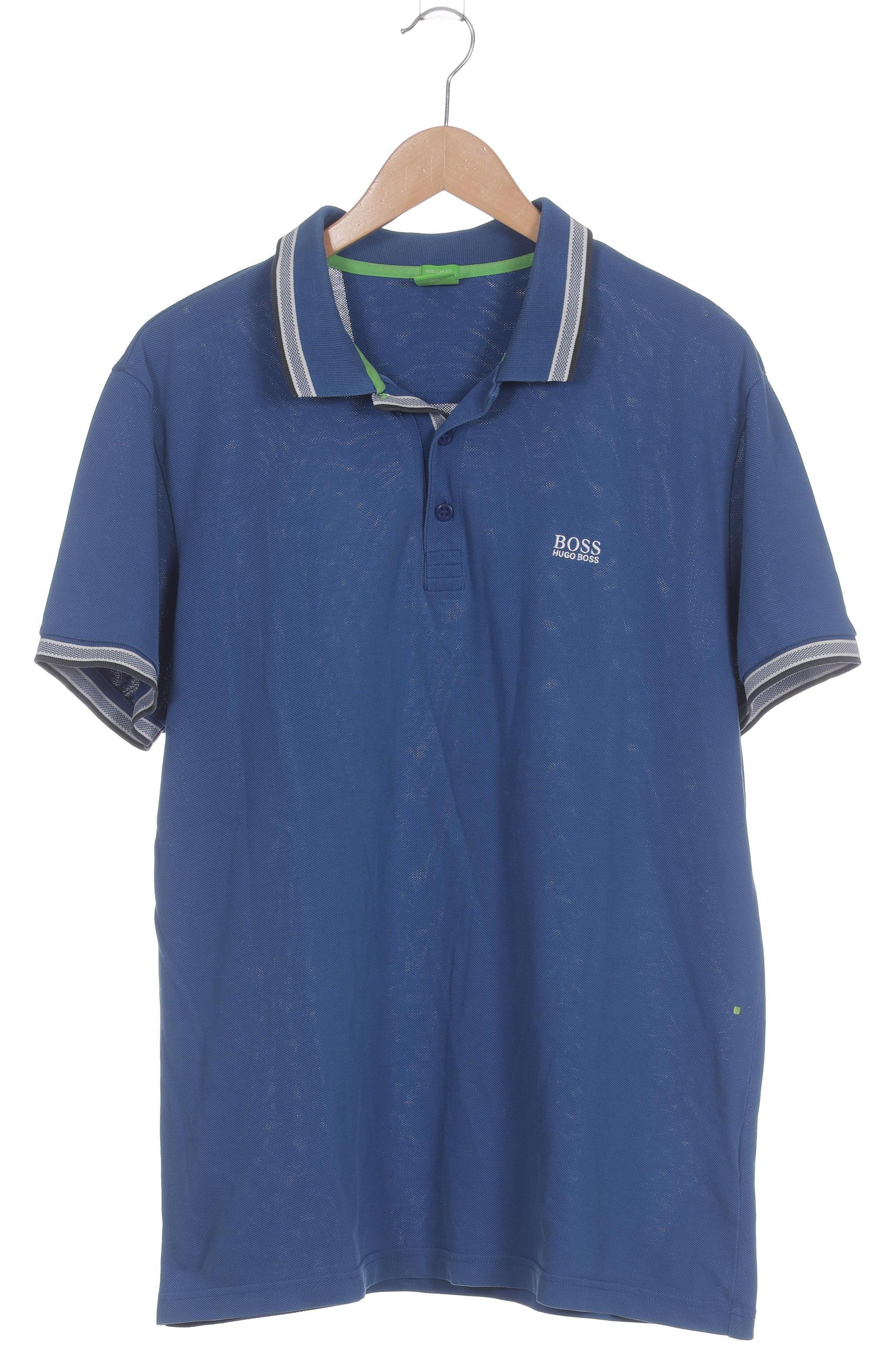 

Boss Green Herren Poloshirt, blau, Gr.