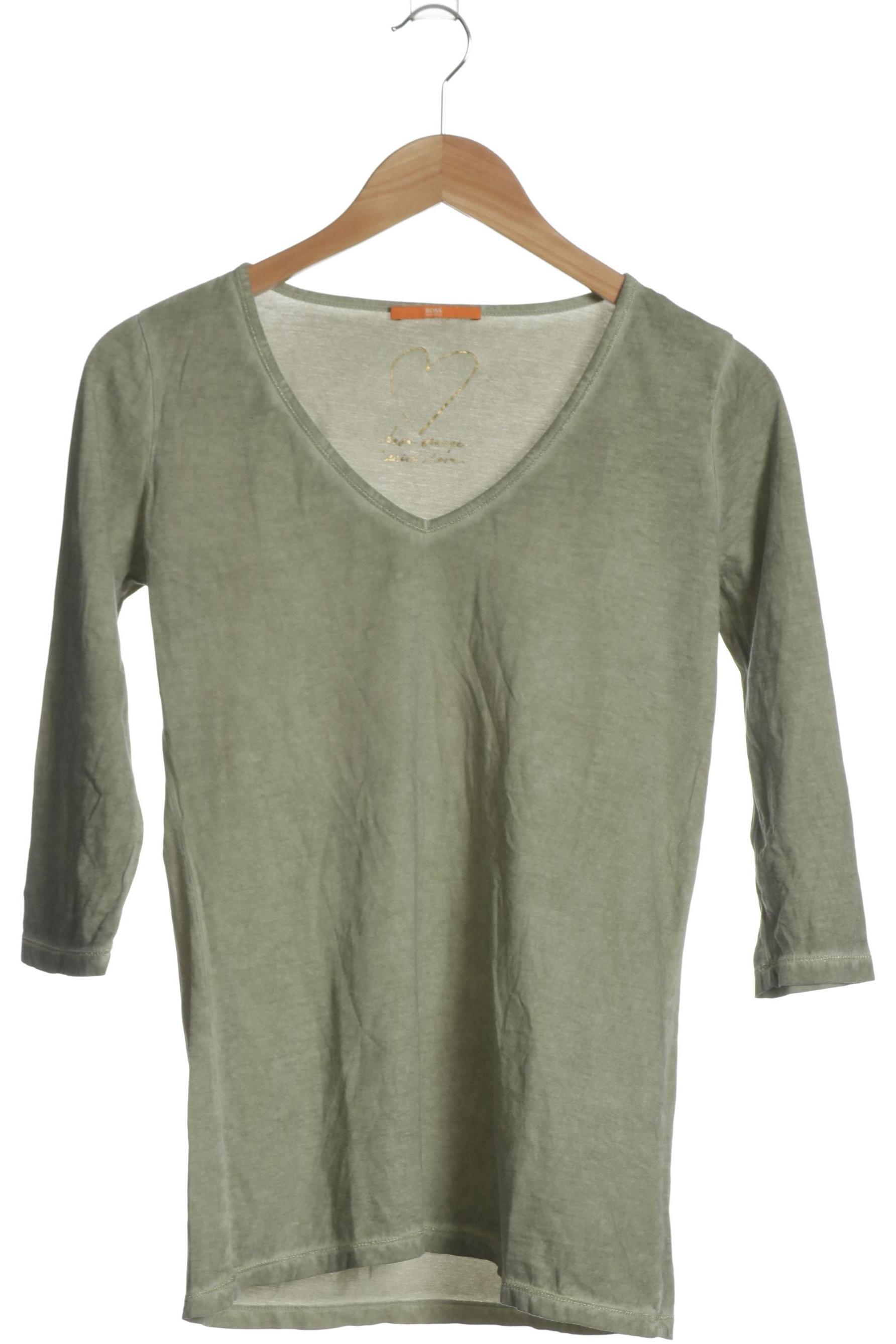 

Boss Orange Damen Langarmshirt, grün, Gr.