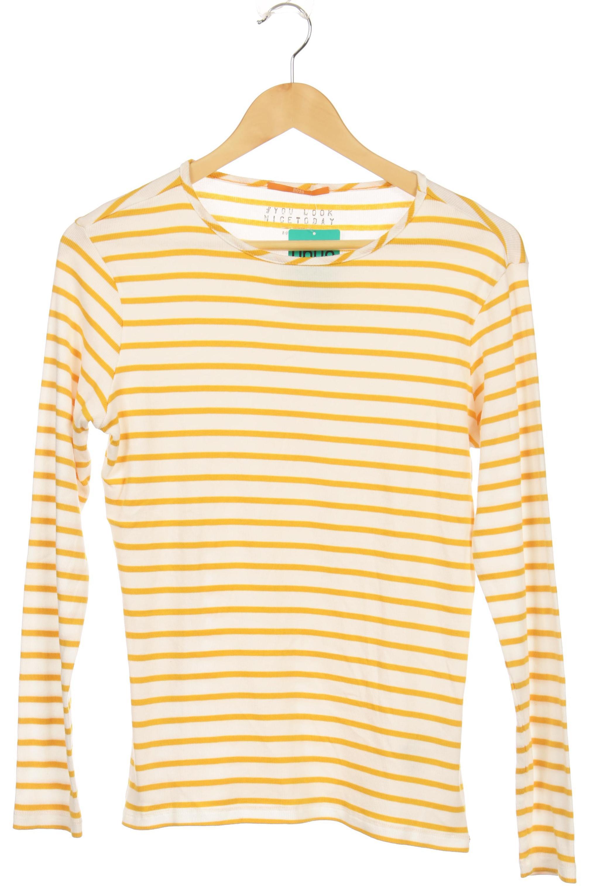 

Boss Orange Damen Langarmshirt, gelb, Gr.