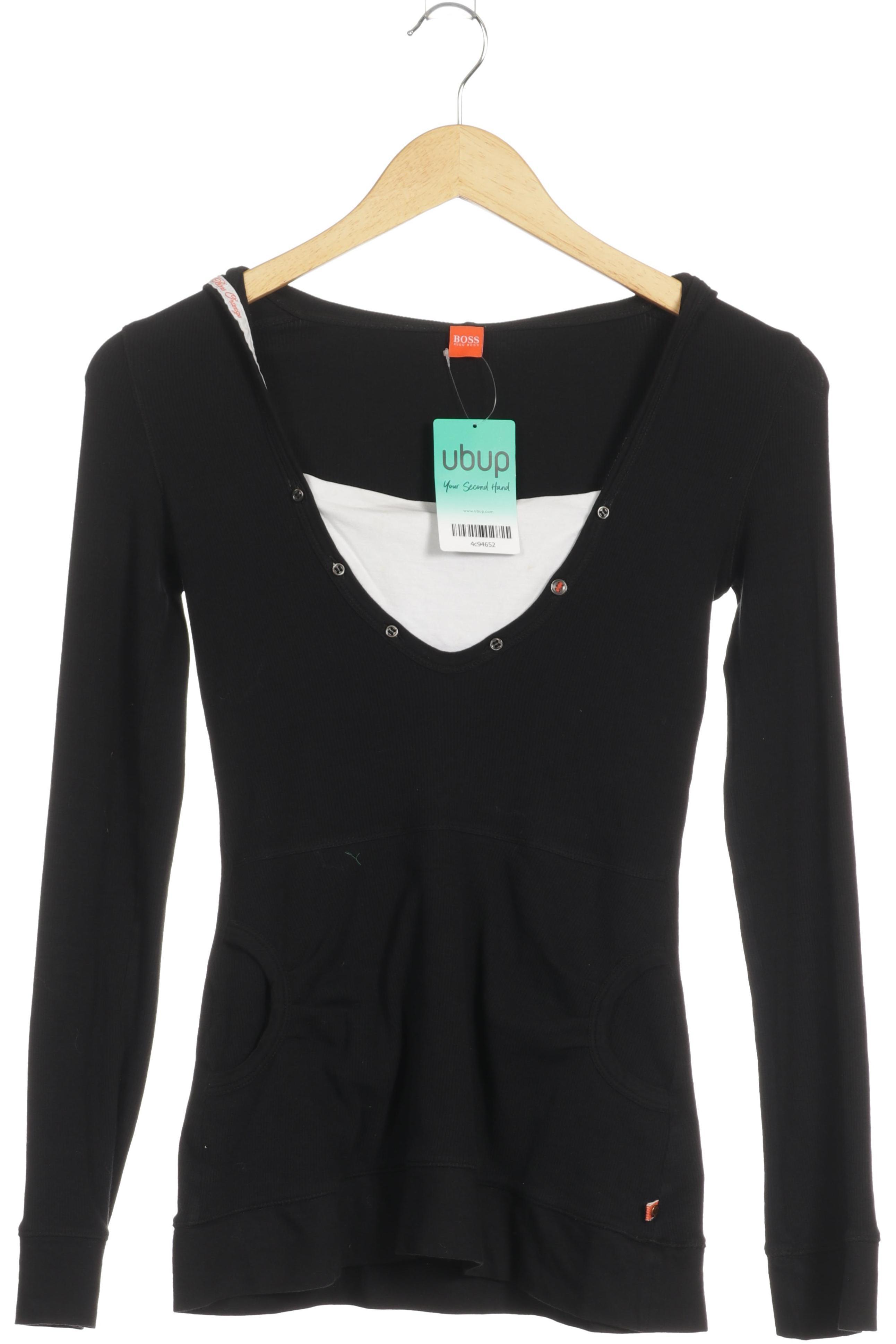 

Boss Orange Damen Langarmshirt, schwarz, Gr.