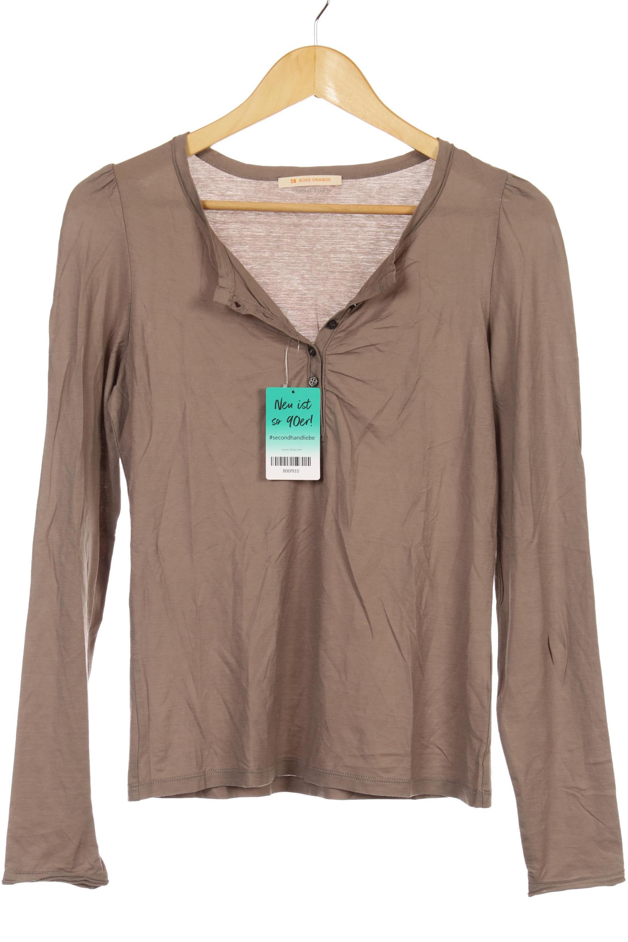 

Boss Orange Damen Langarmshirt, grau, Gr.