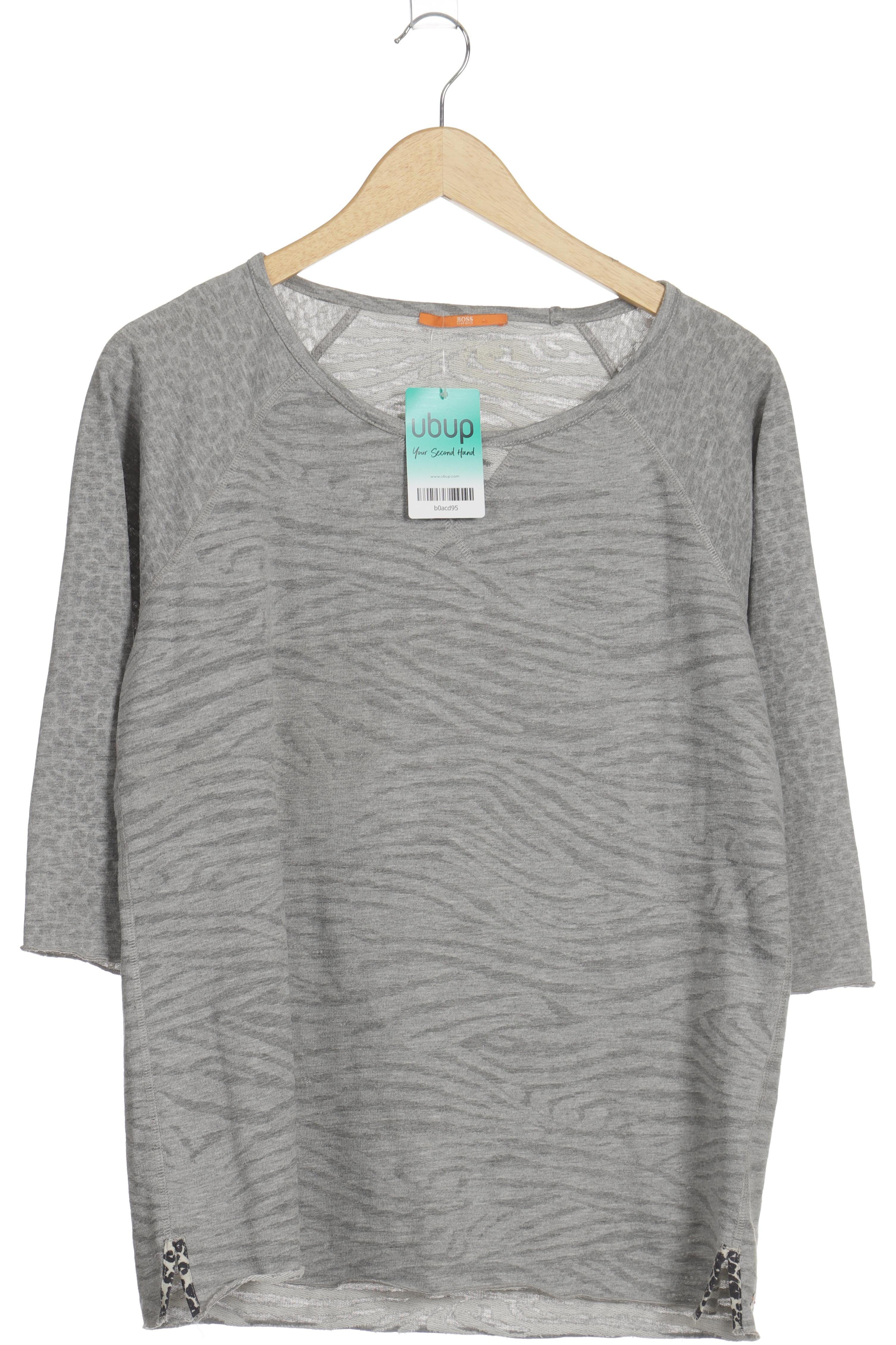 

Boss Orange Damen Langarmshirt, grau, Gr.