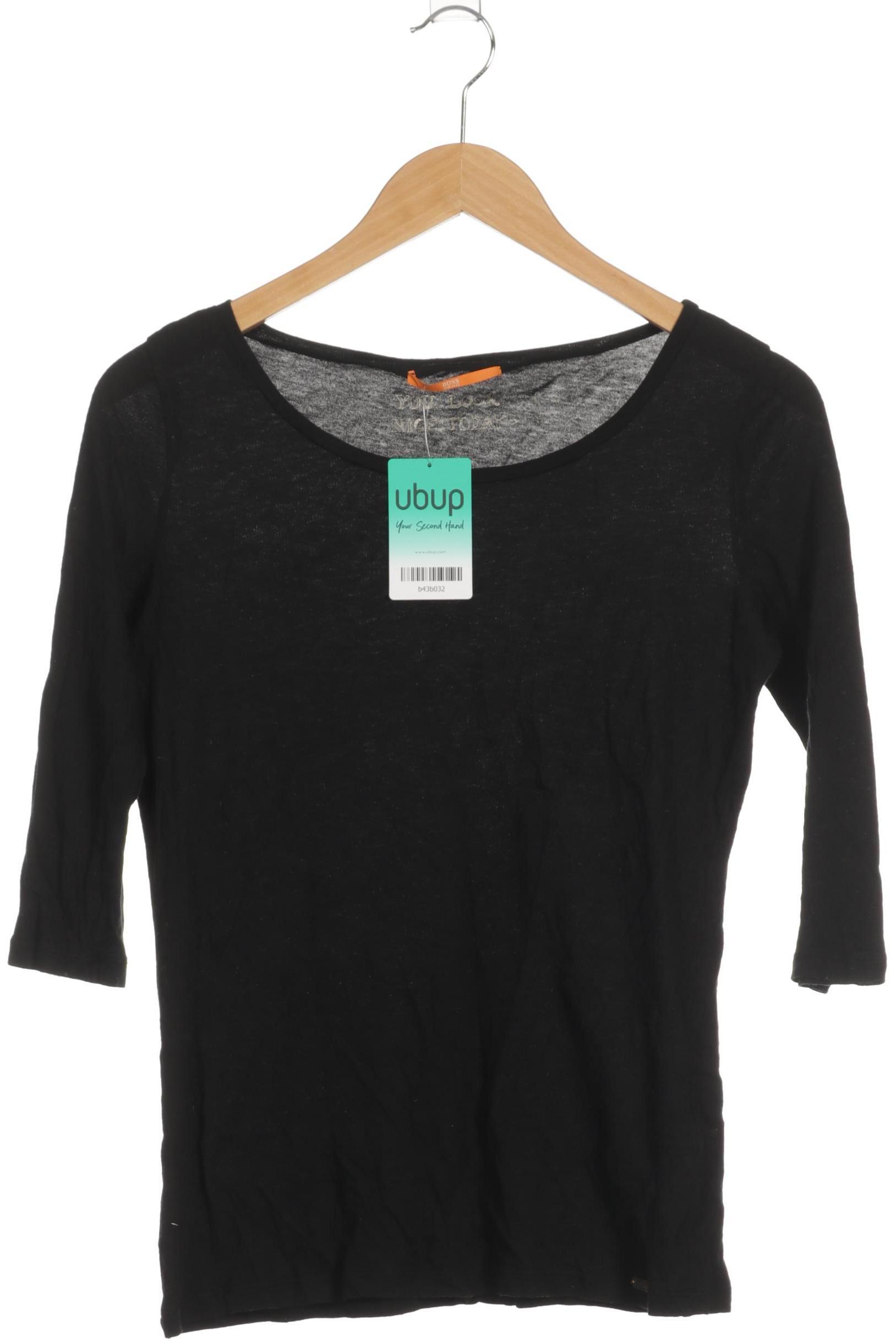 

Boss Orange Damen Langarmshirt, schwarz, Gr.