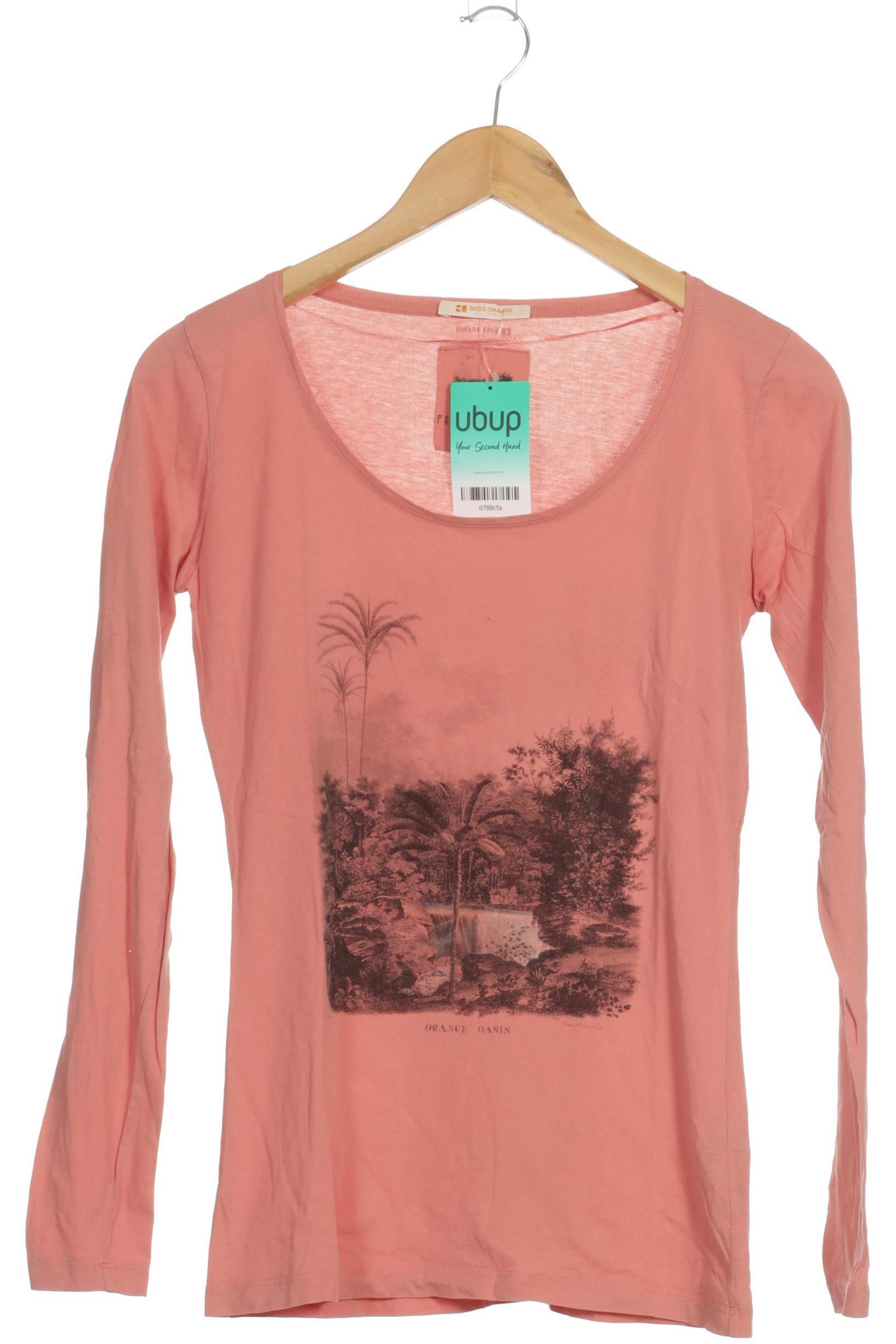 

Boss Orange Damen Langarmshirt, pink, Gr.