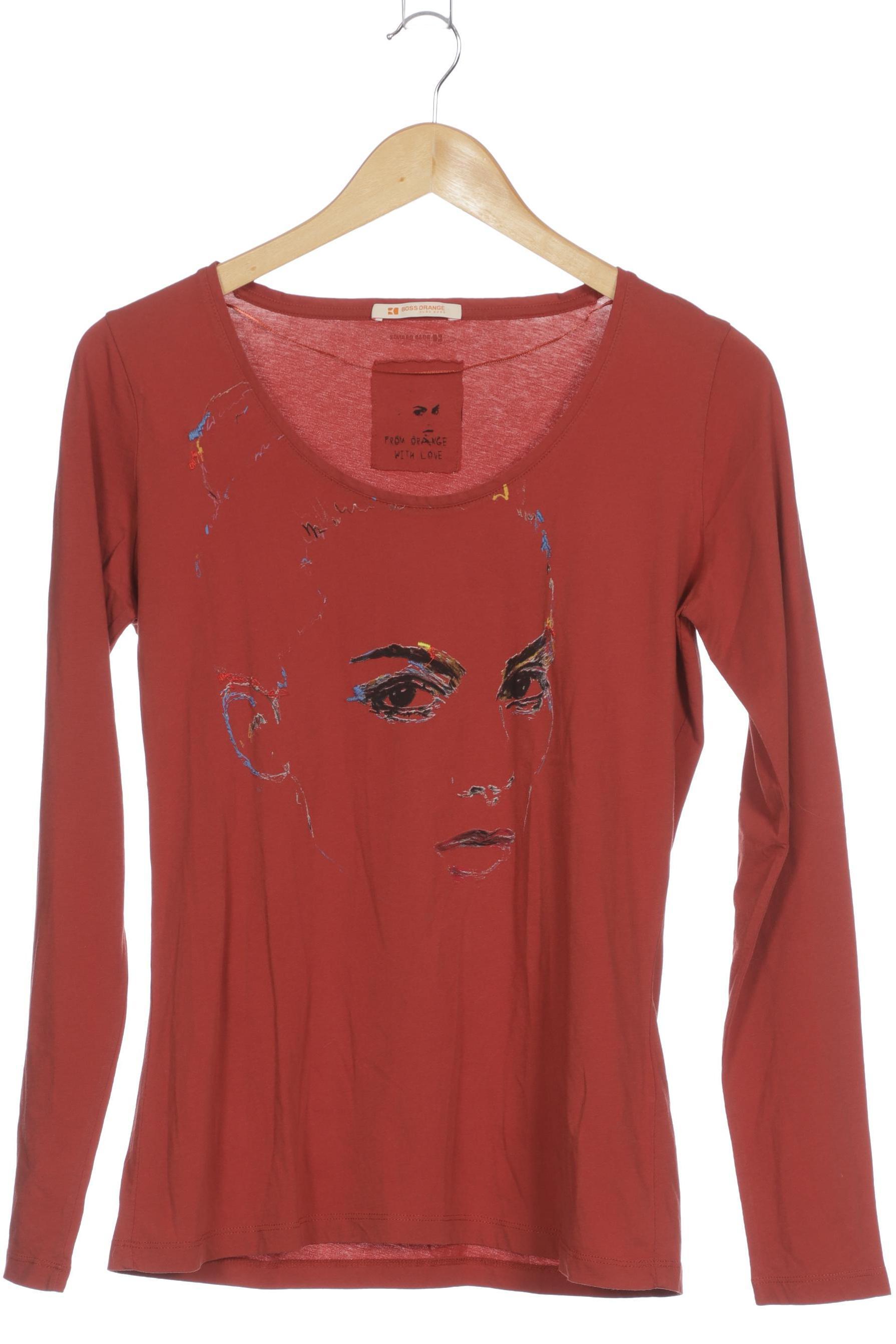 

Boss Orange Damen Langarmshirt, braun, Gr.