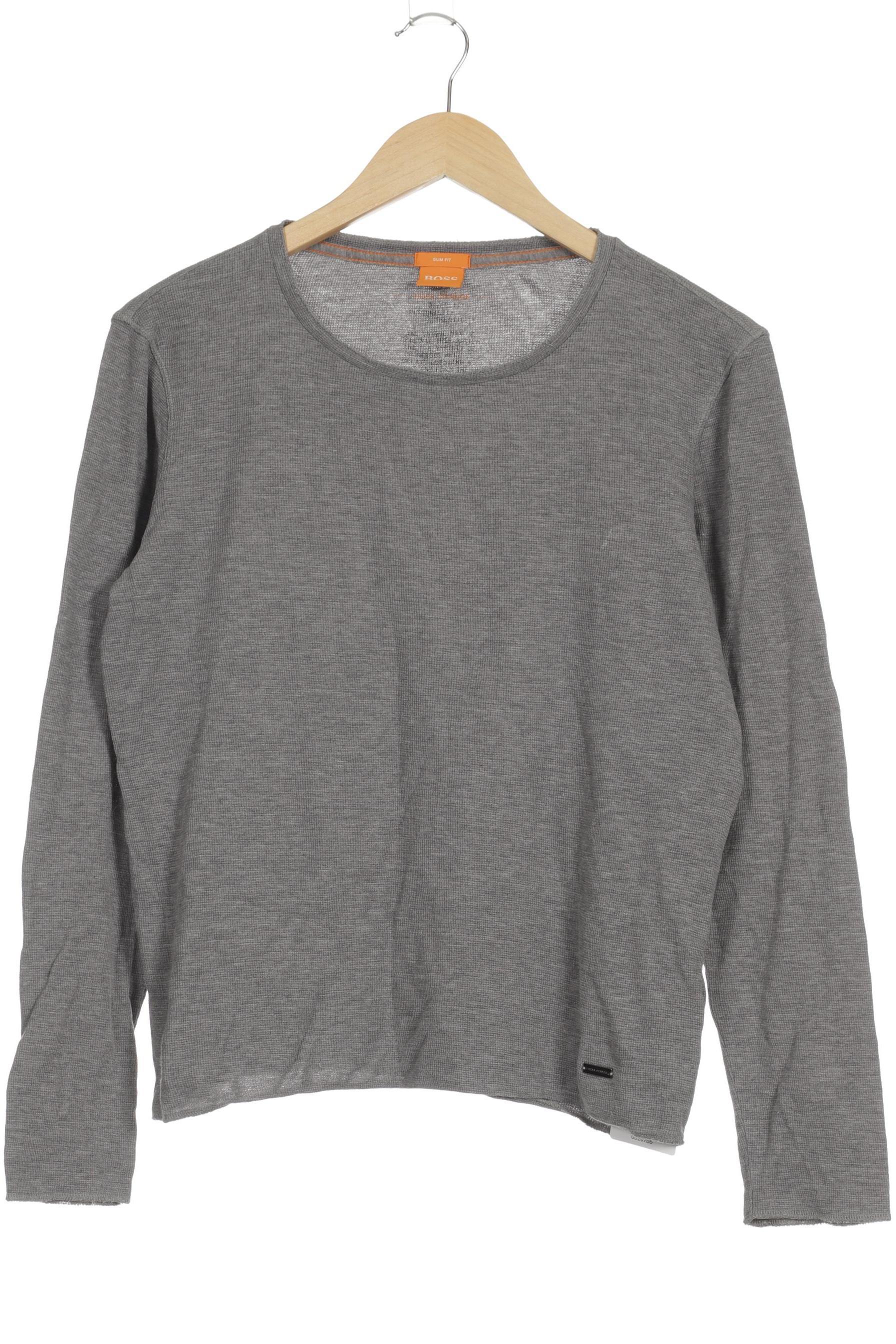 

Boss Orange Herren Langarmshirt, grau, Gr.