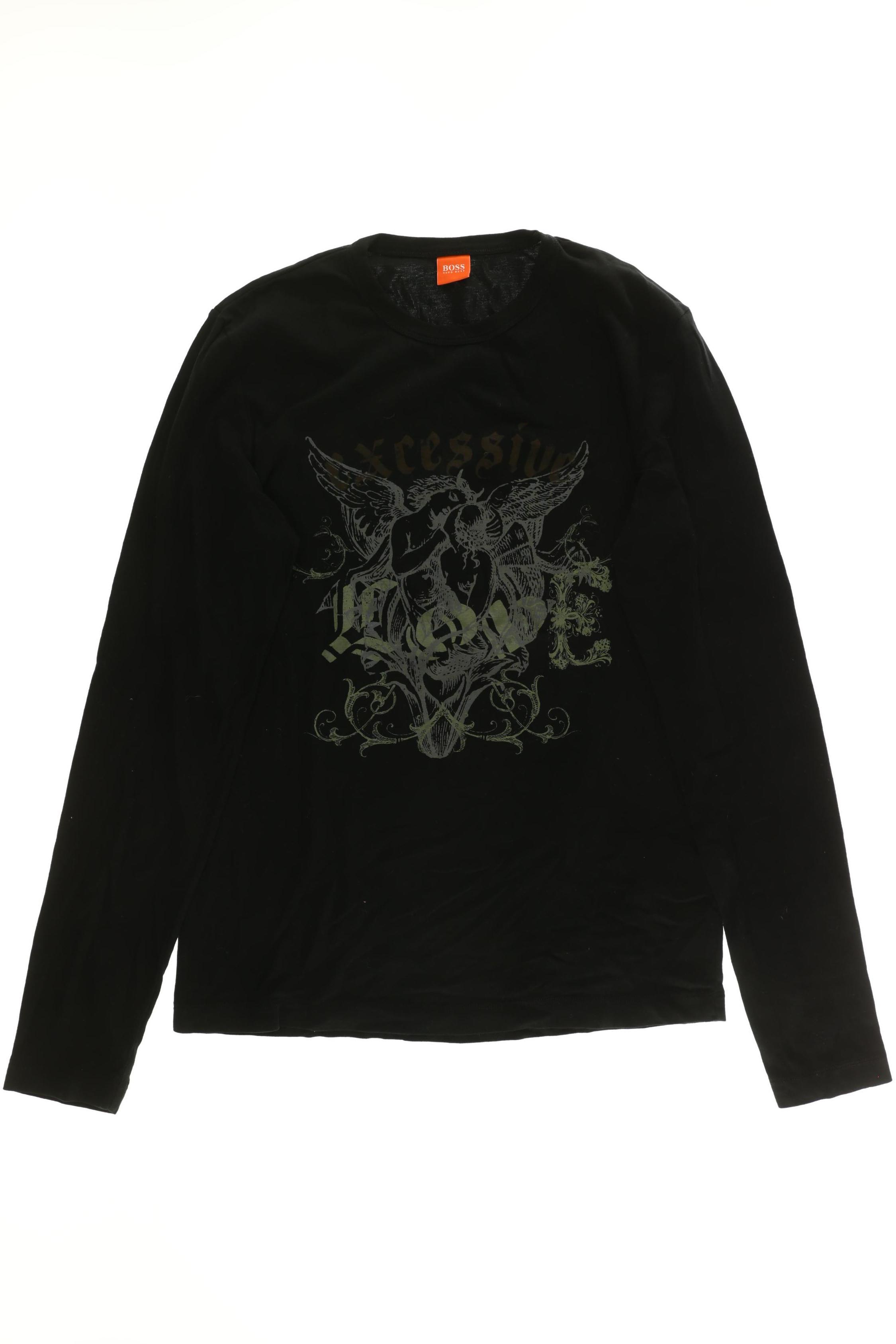 

Boss Orange Herren Langarmshirt, schwarz, Gr.