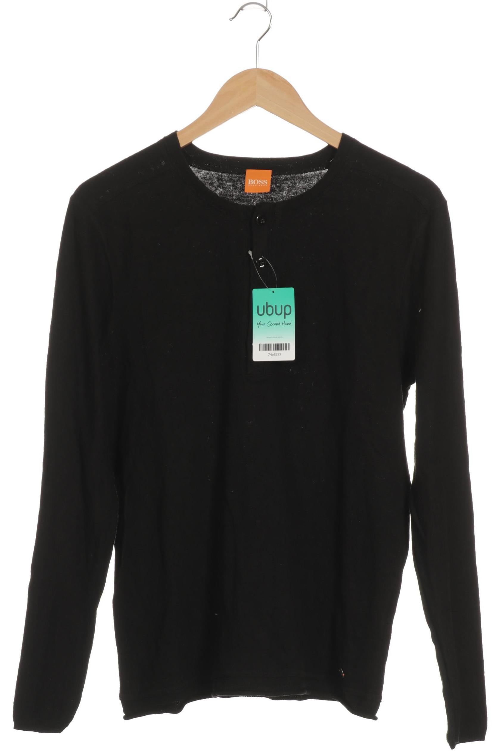 

Boss Orange Herren Langarmshirt, schwarz, Gr.