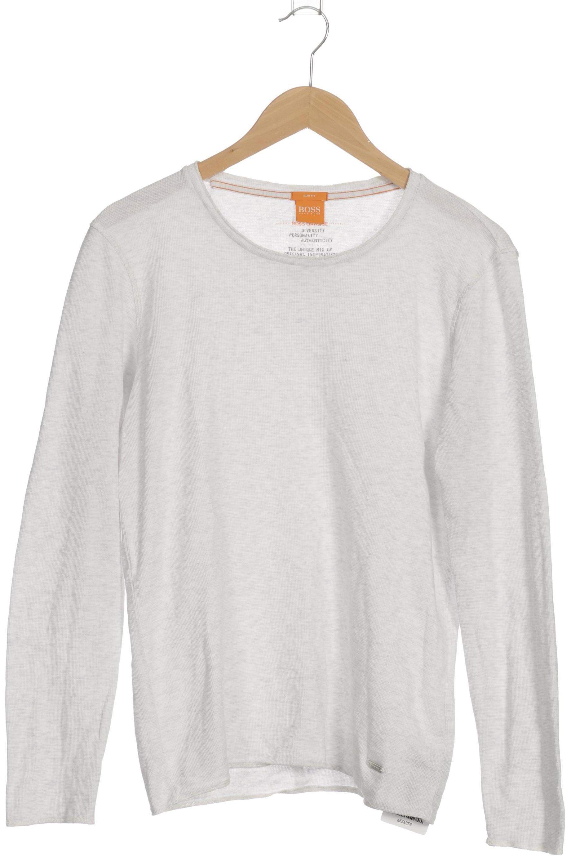 

Boss Orange Herren Langarmshirt, grau, Gr.