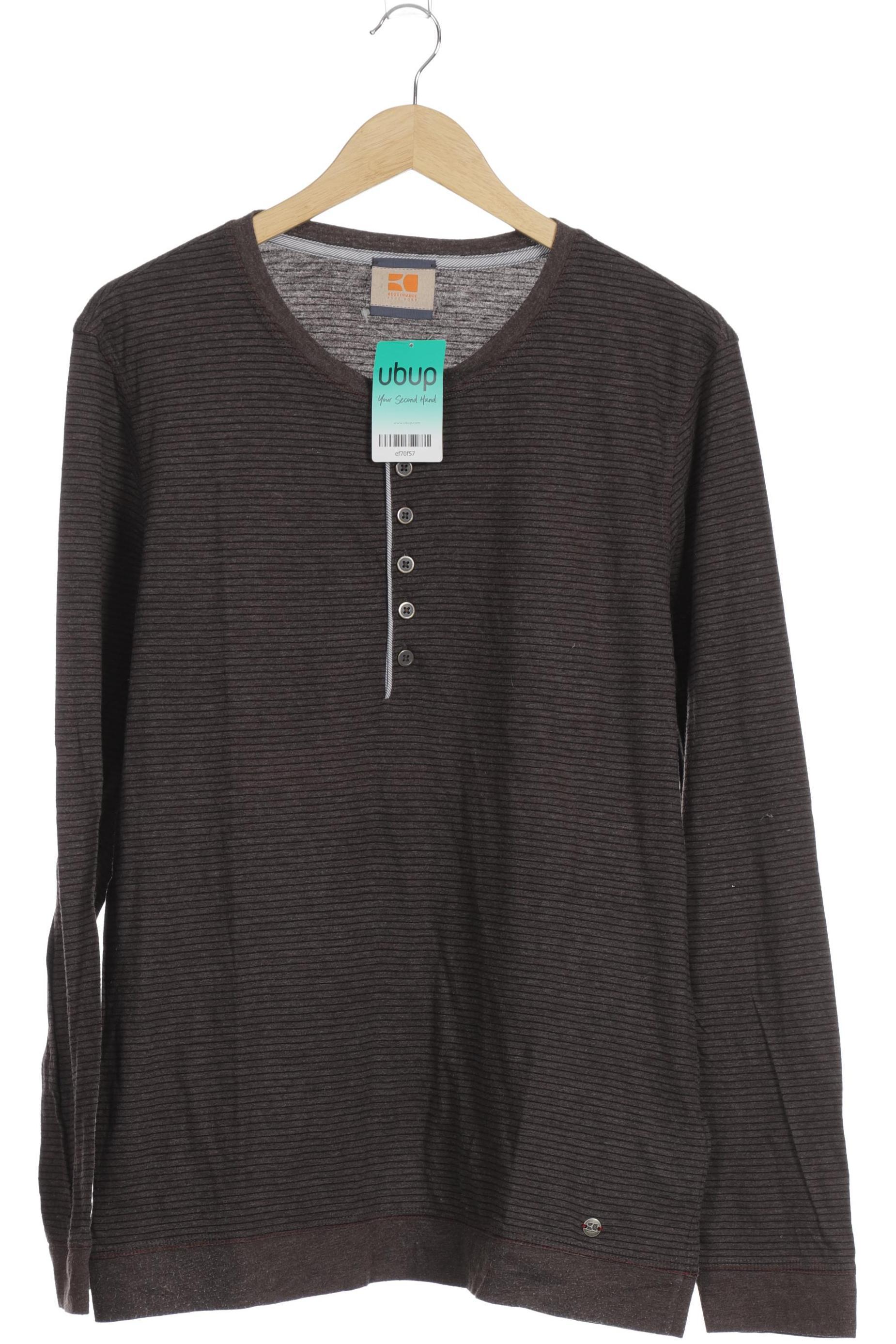 

Boss Orange Herren Langarmshirt, braun, Gr.