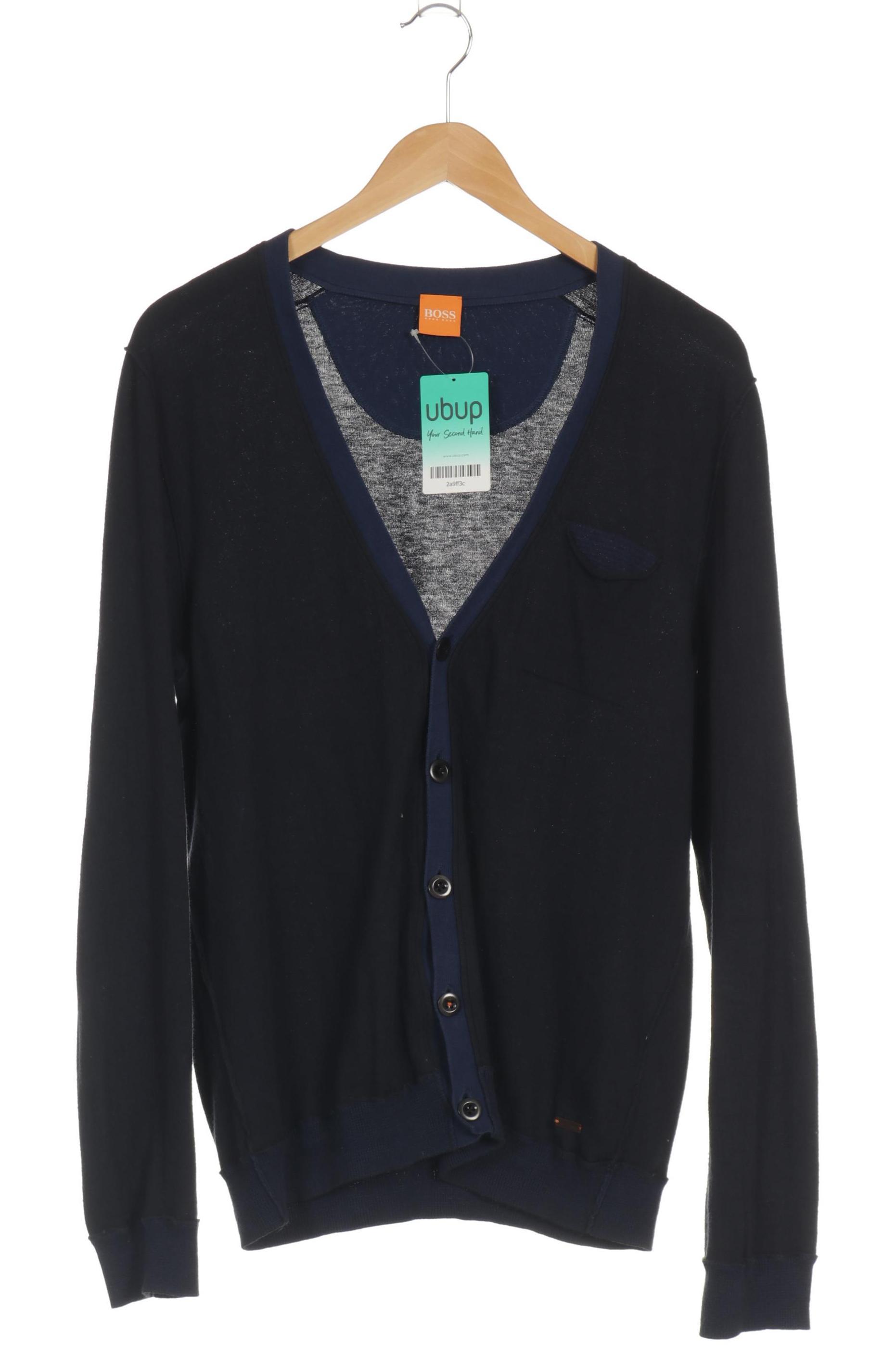 

Boss Orange Herren Strickjacke, blau, Gr.