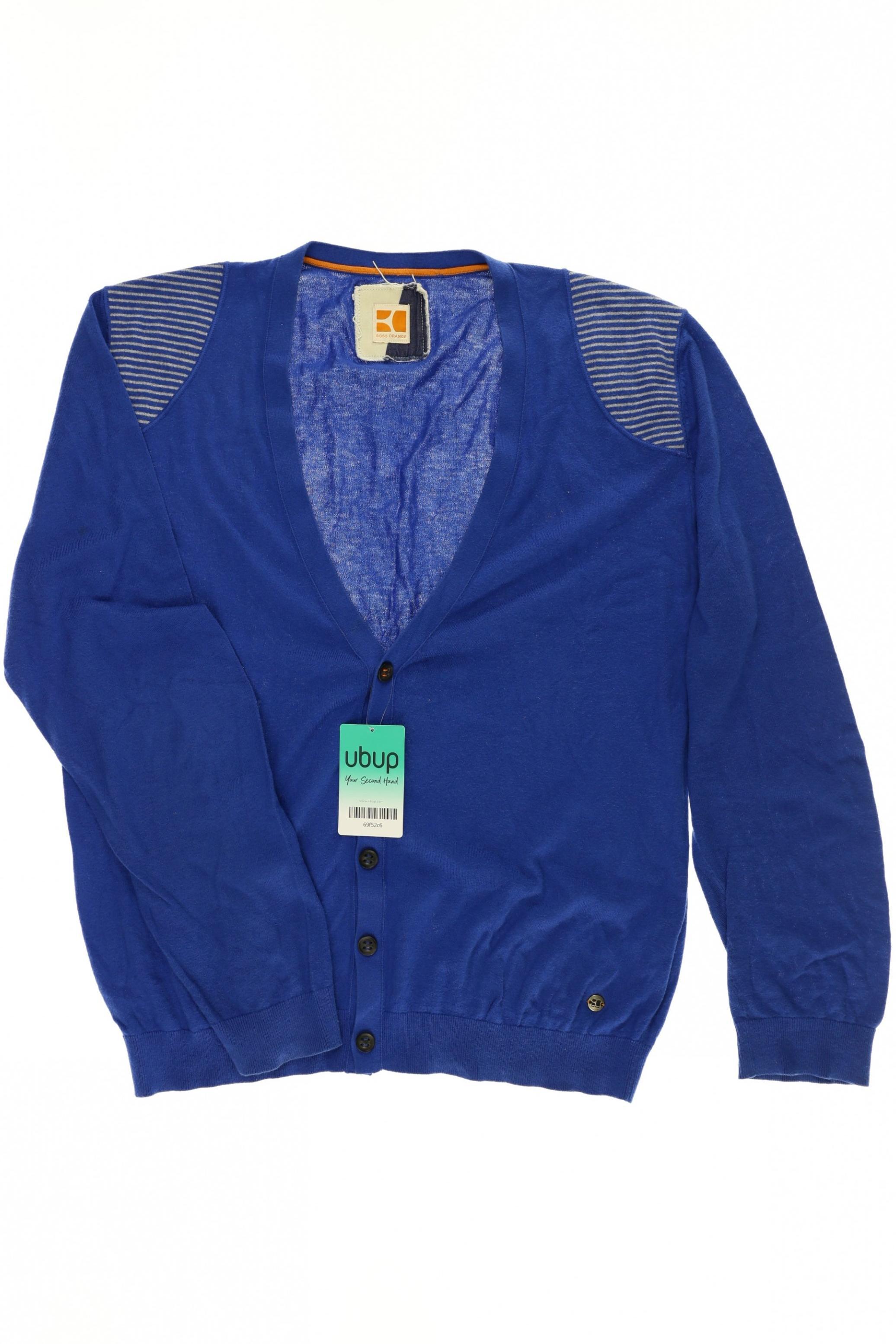 

Boss Orange Herren Strickjacke, blau, Gr.