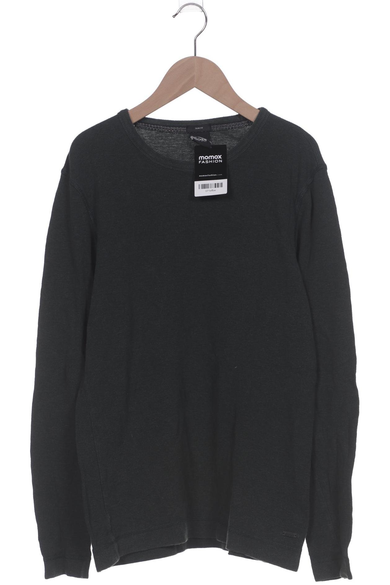 

Boss by Hugo Boss Herren Langarmshirt, grün, Gr. 52
