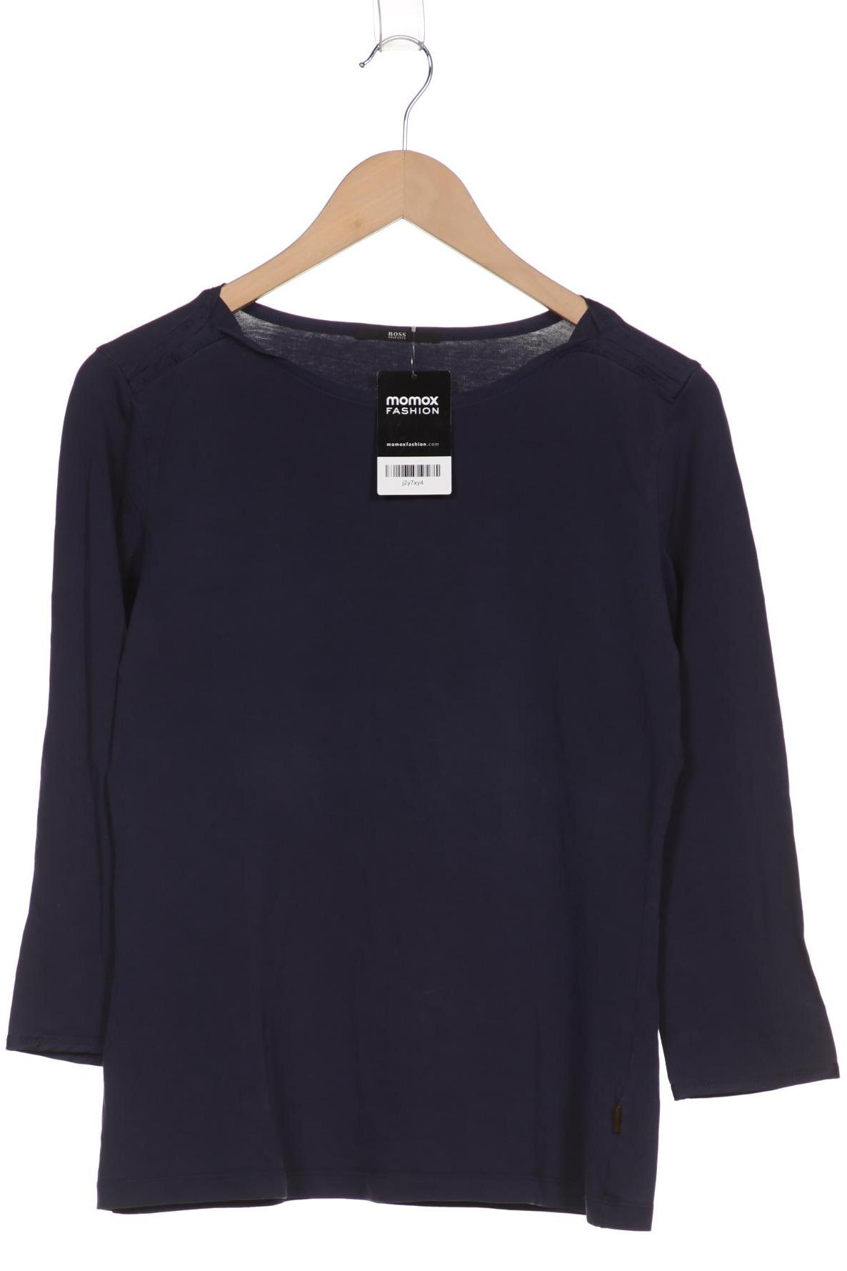 

Boss by Hugo Boss Damen Langarmshirt, marineblau, Gr. 42