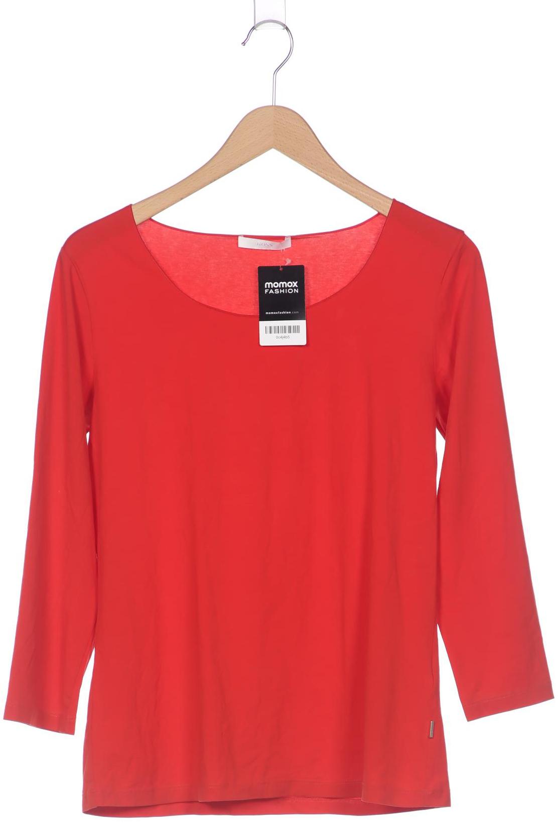 

Boss by Hugo Boss Damen Langarmshirt, rot, Gr. 44