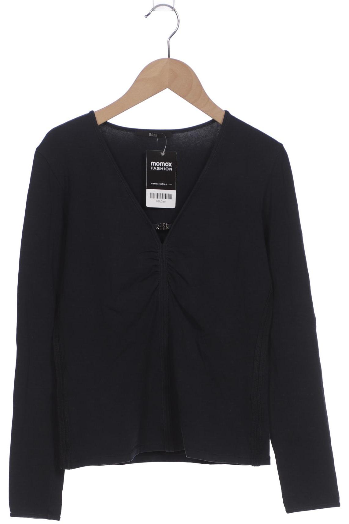 

Boss by Hugo Boss Damen Langarmshirt, marineblau, Gr. 42