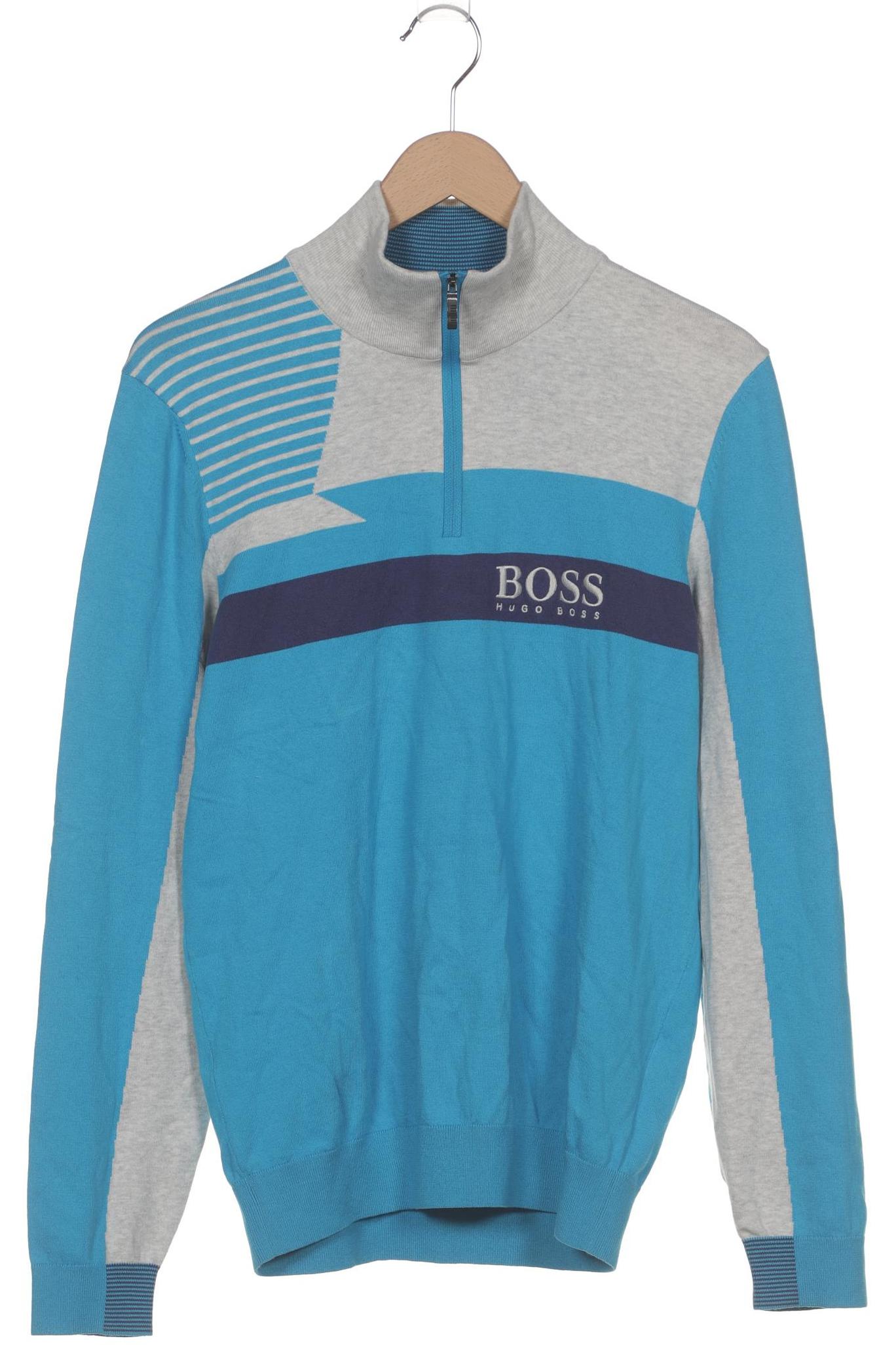 

Boss by Hugo Boss Herren Pullover, blau, Gr. 48