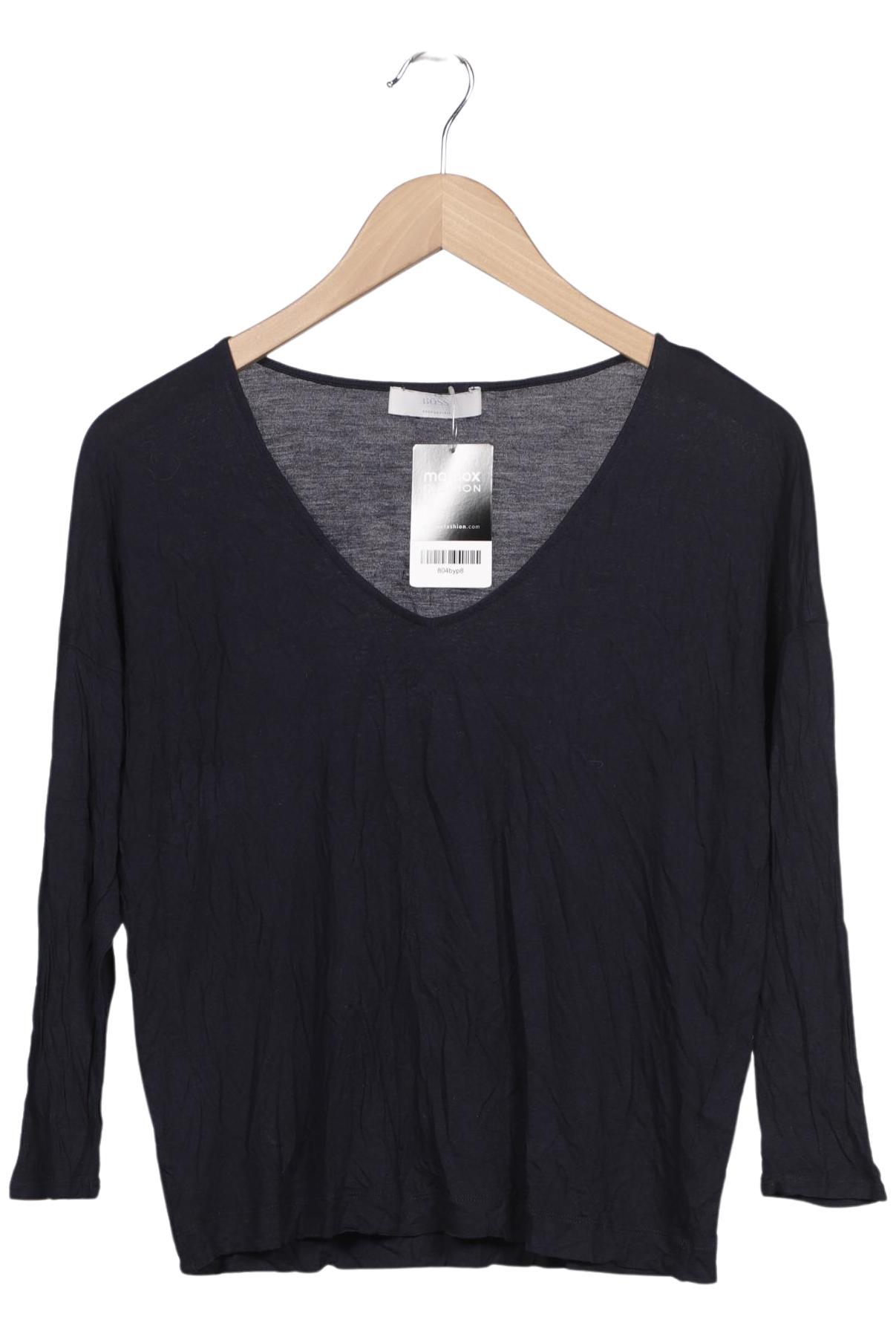 

Boss by Hugo Boss Damen Langarmshirt, marineblau, Gr. 36