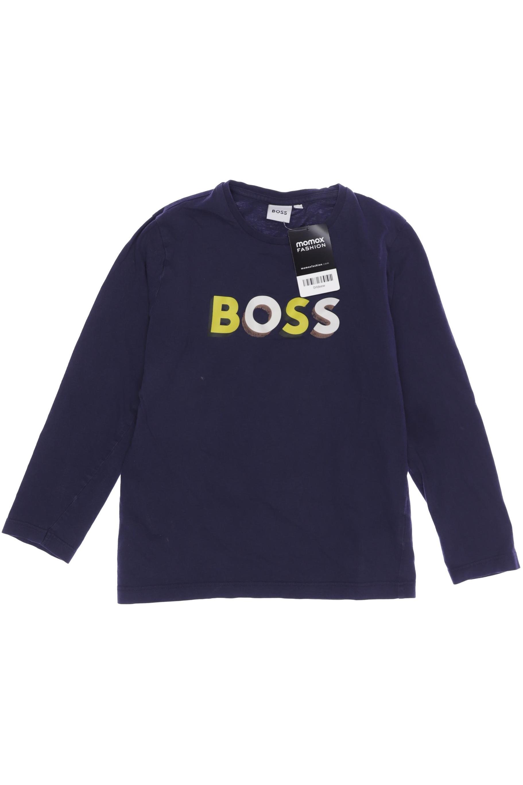 

Boss by Hugo Boss Herren Langarmshirt, marineblau, Gr. 10