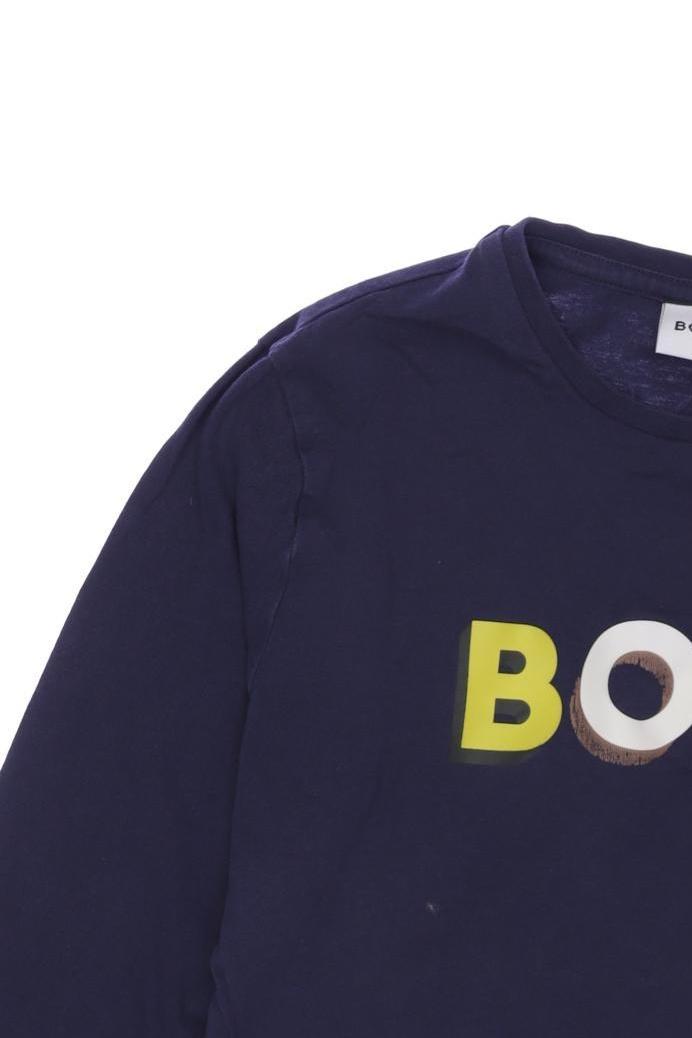 Thumbnail - Boss by Hugo Boss Herren Langarmshirt, marineblau, Gr. 10