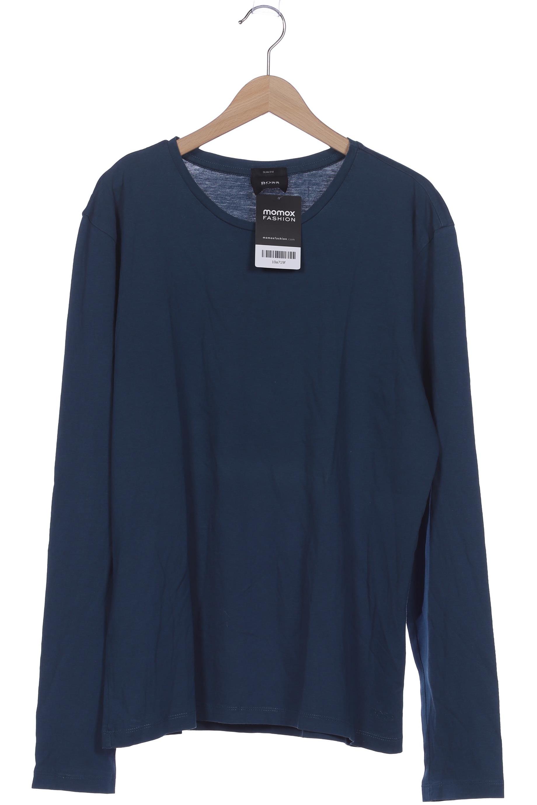 

Boss by Hugo Boss Herren Langarmshirt, blau, Gr. 48
