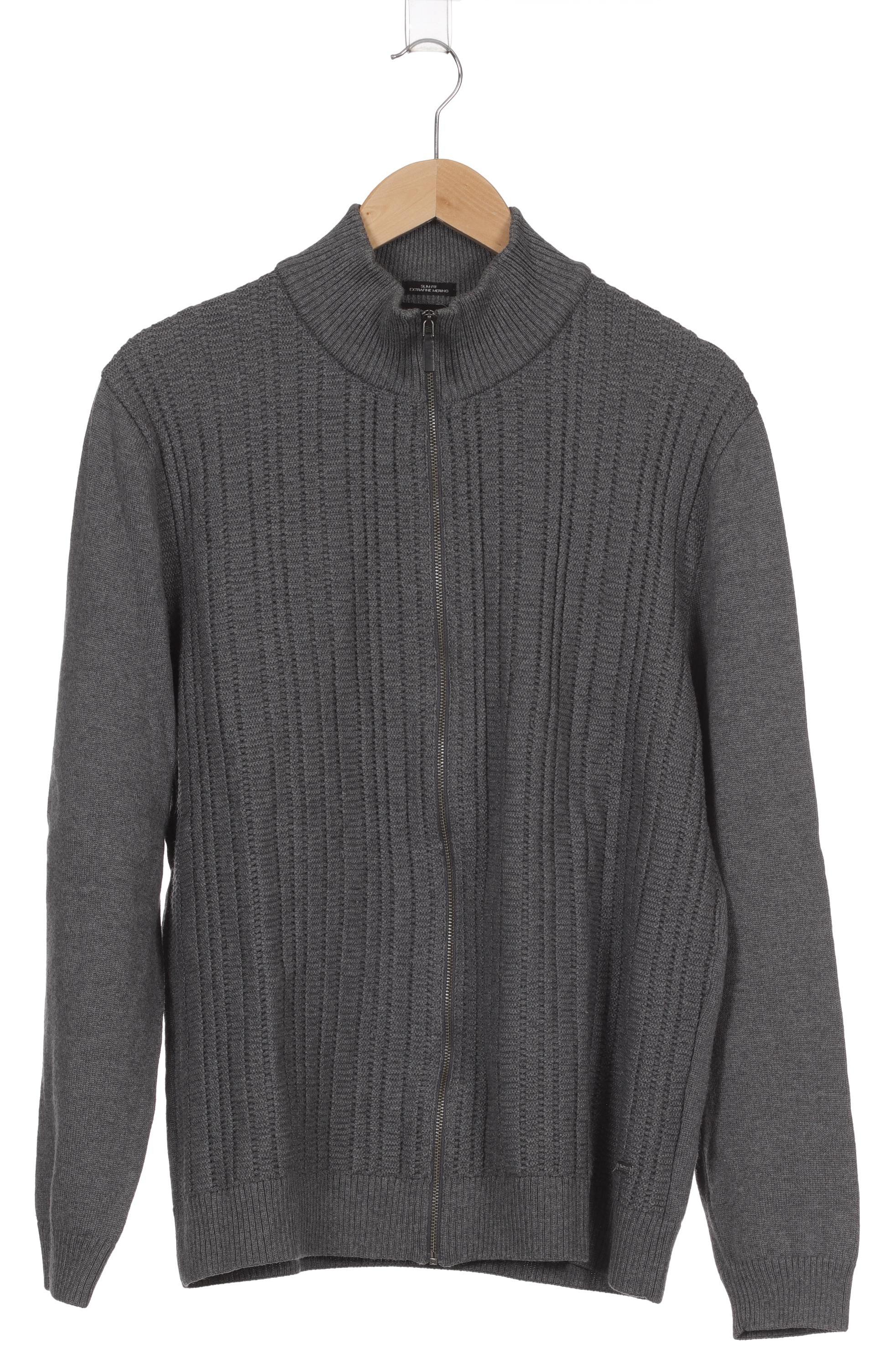 

Boss by Hugo Boss Herren Strickjacke, grau, Gr. 54