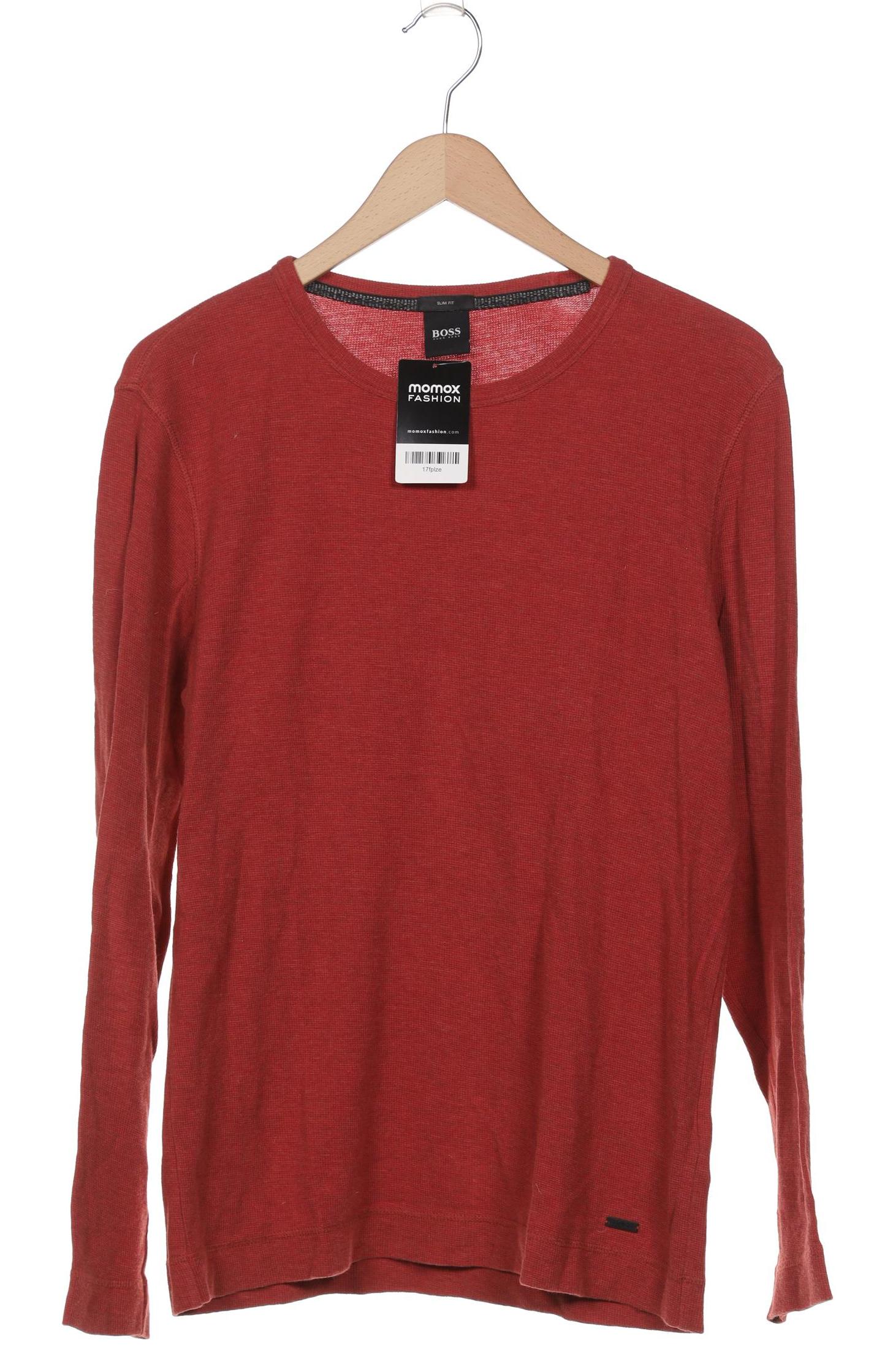 

Boss by Hugo Boss Herren Langarmshirt, rot, Gr. 52