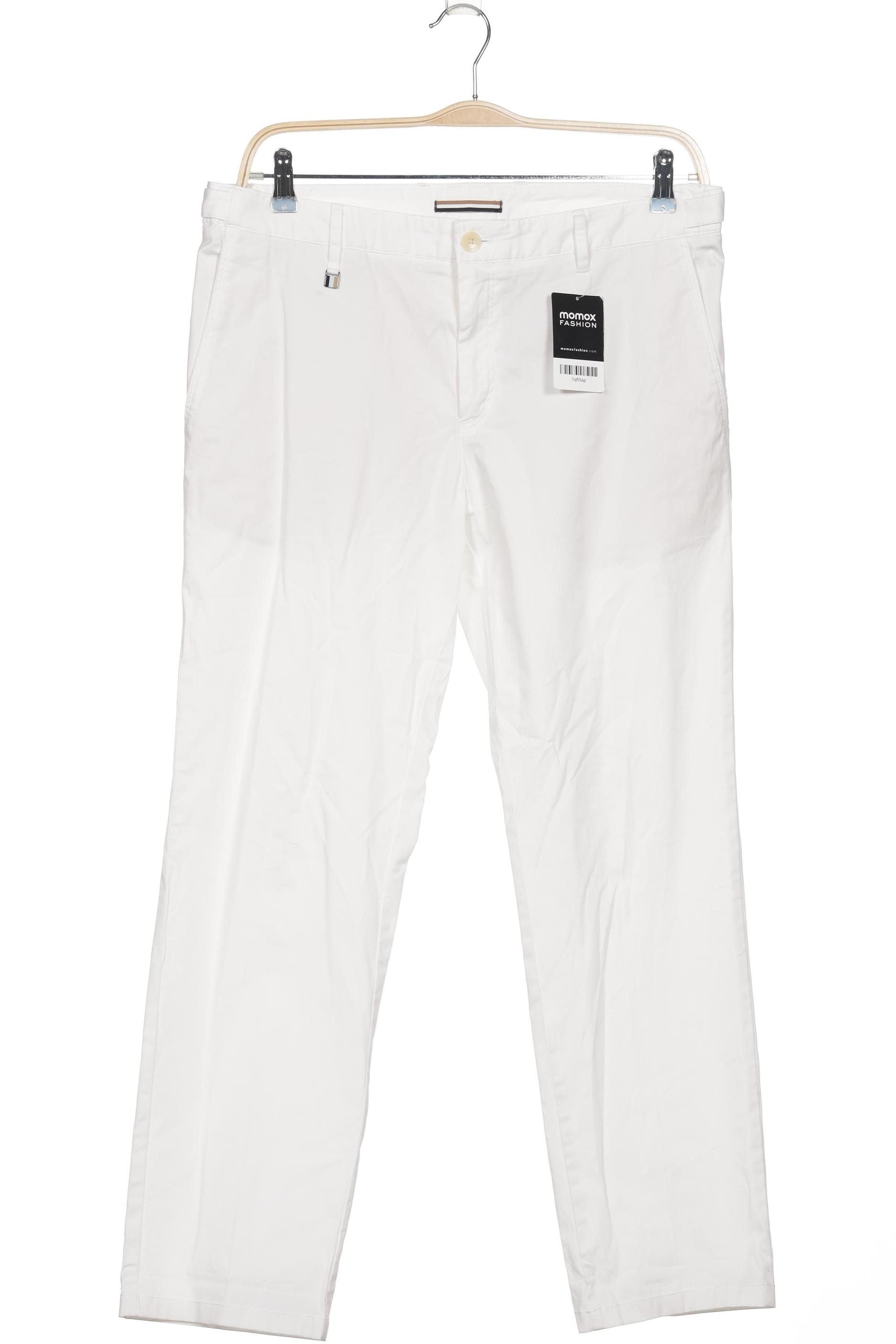 

Boss by Hugo Boss Herren Stoffhose, weiß, Gr. 35