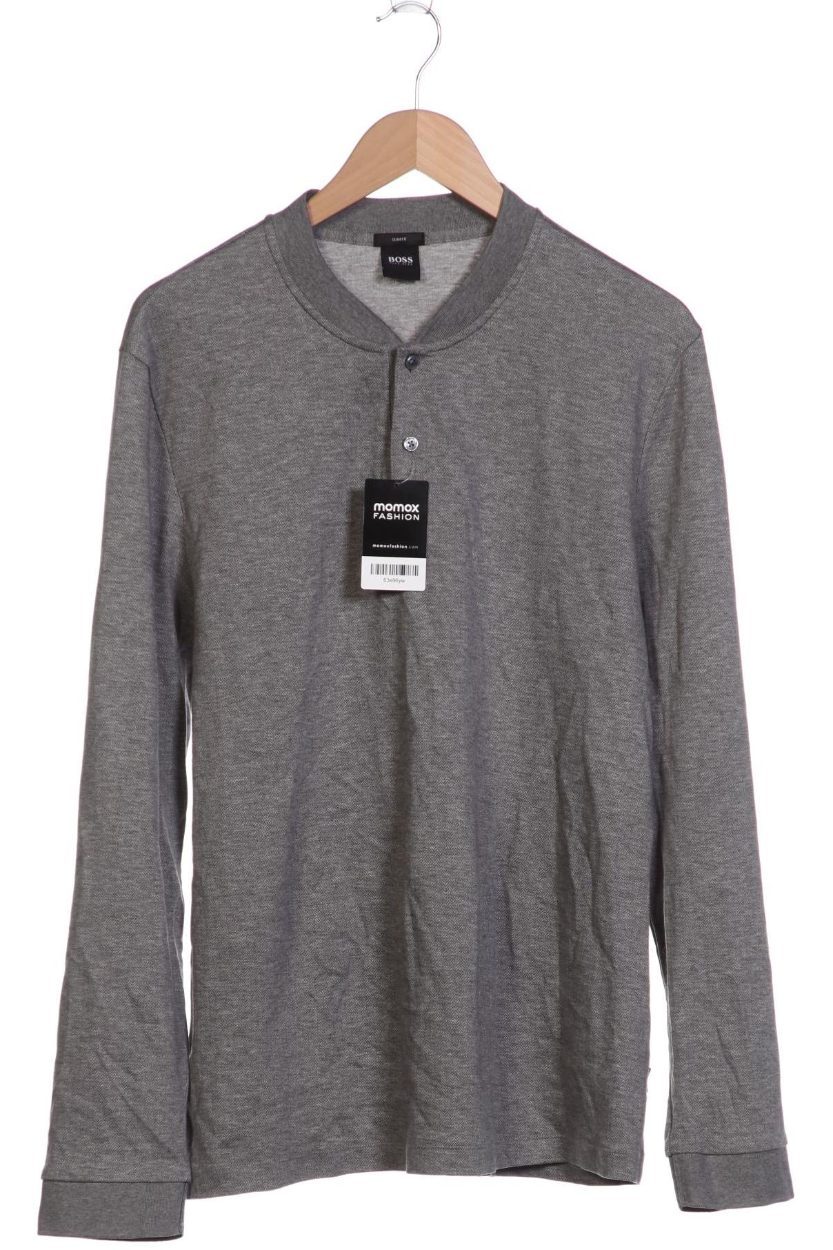 

BOSS by Hugo Boss Herren Langarmshirt, grau