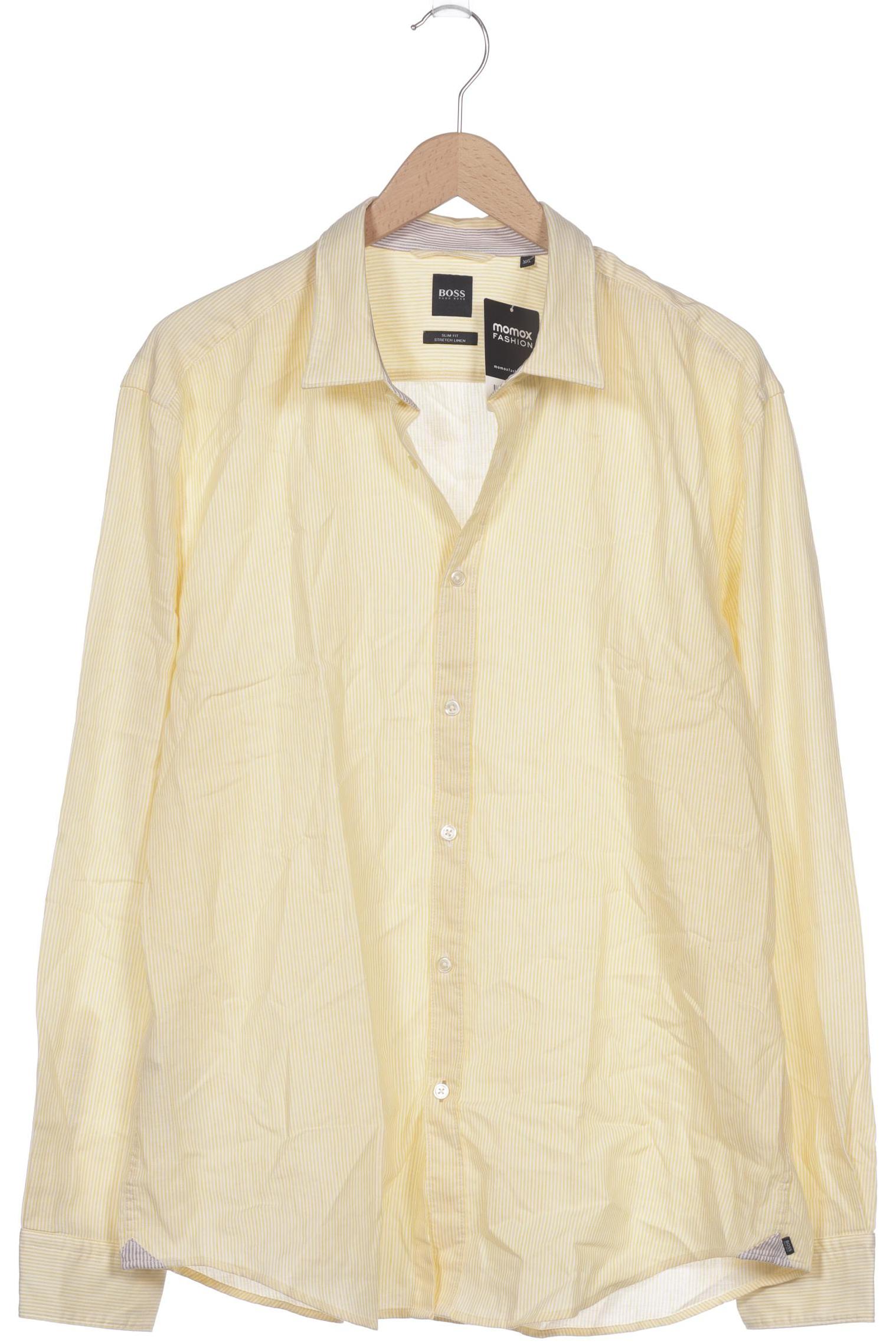 

Boss by Hugo Boss Herren Hemd, gelb, Gr. 56