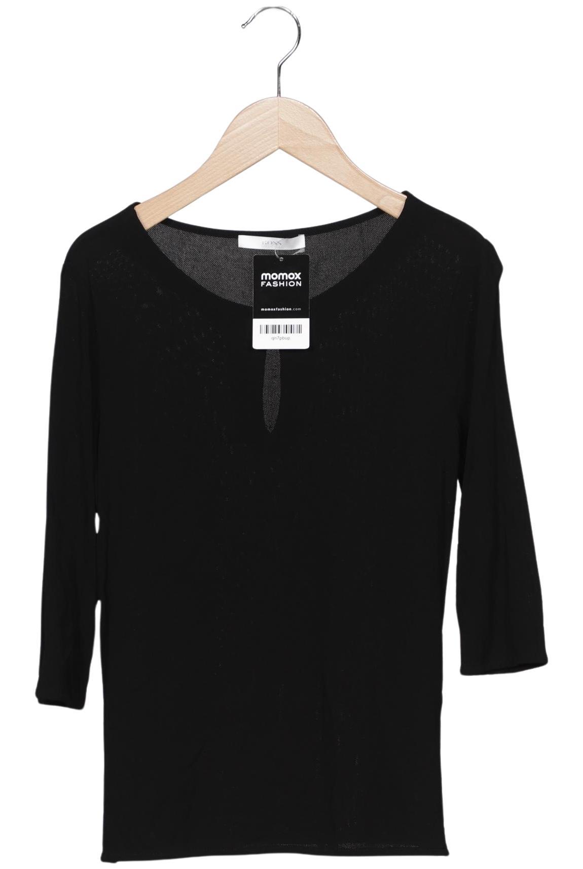 

Boss by Hugo Boss Damen Langarmshirt, schwarz, Gr. 36