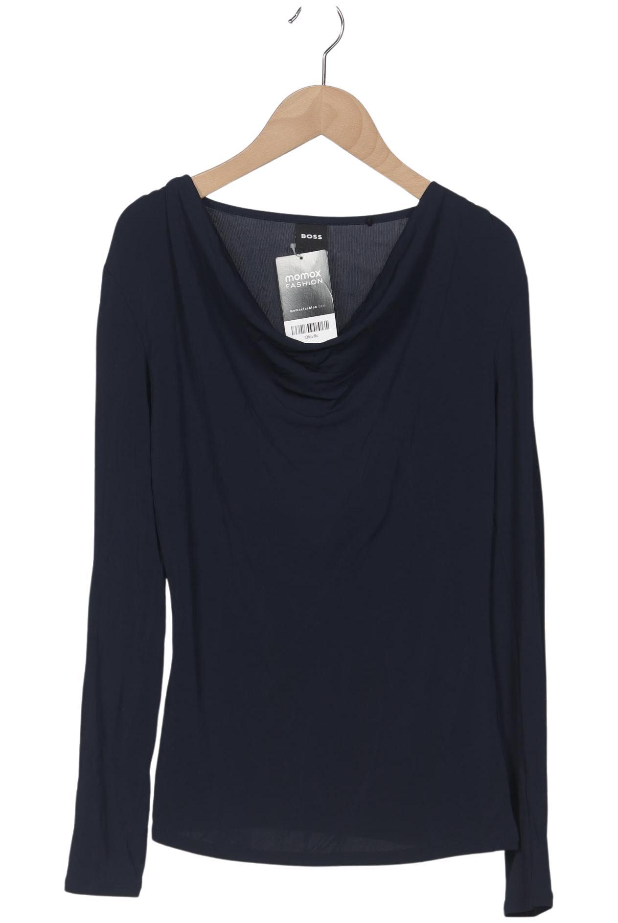 

Boss by Hugo Boss Damen Langarmshirt, marineblau, Gr. 38