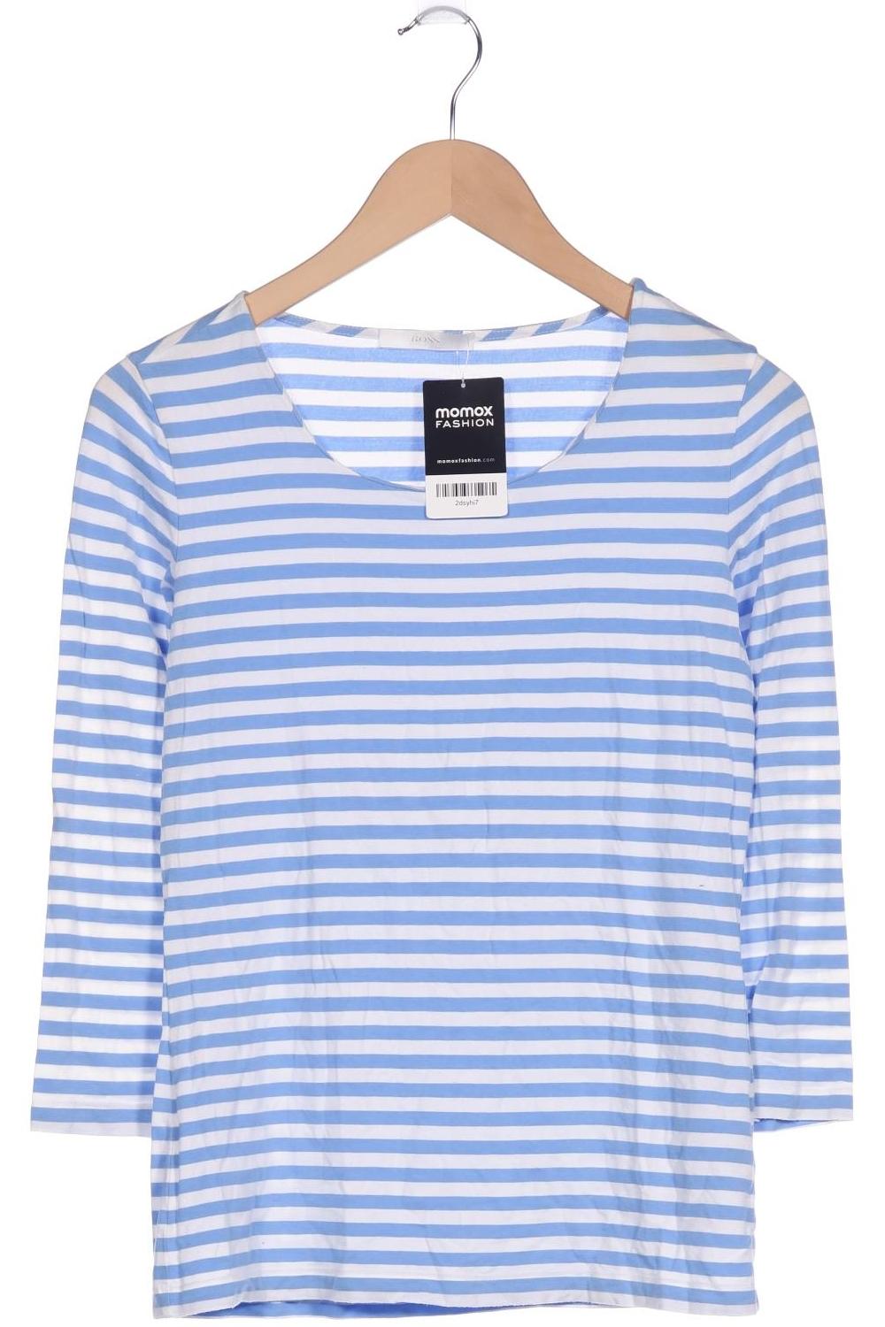 

Boss by Hugo Boss Damen Langarmshirt, blau, Gr. 36