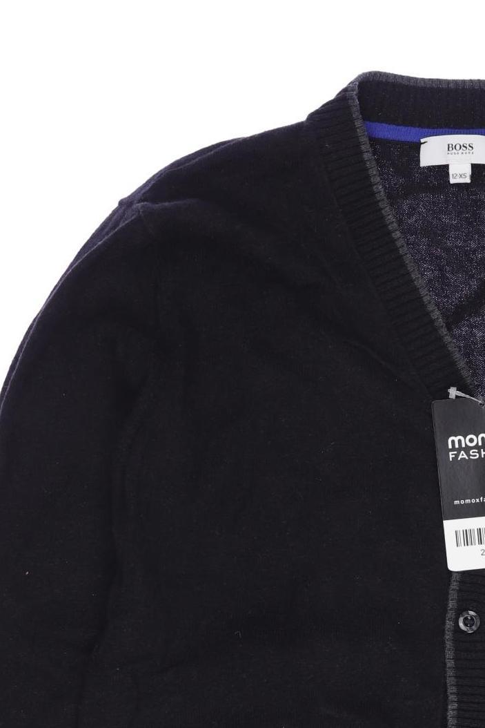Thumbnail - Boss by Hugo Boss Jungen Strickjacke, schwarz, Gr. 122