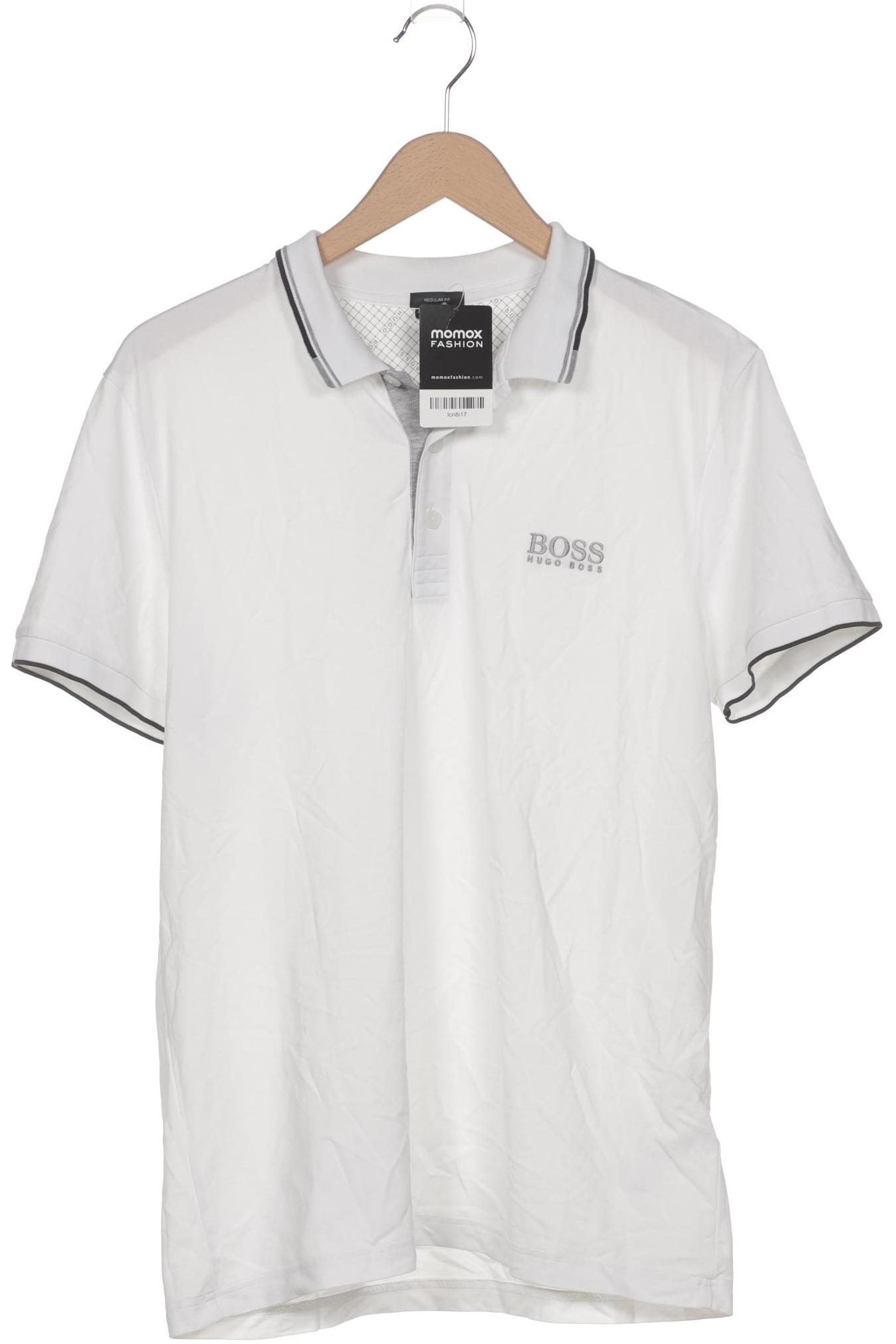 

Boss by Hugo Boss Herren Poloshirt, weiß, Gr. 52