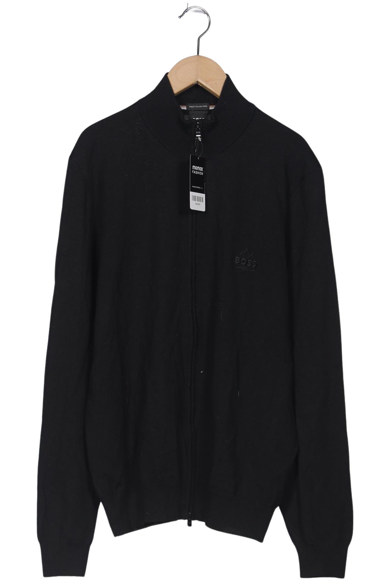 

Boss by Hugo Boss Herren Strickjacke, schwarz, Gr. 48