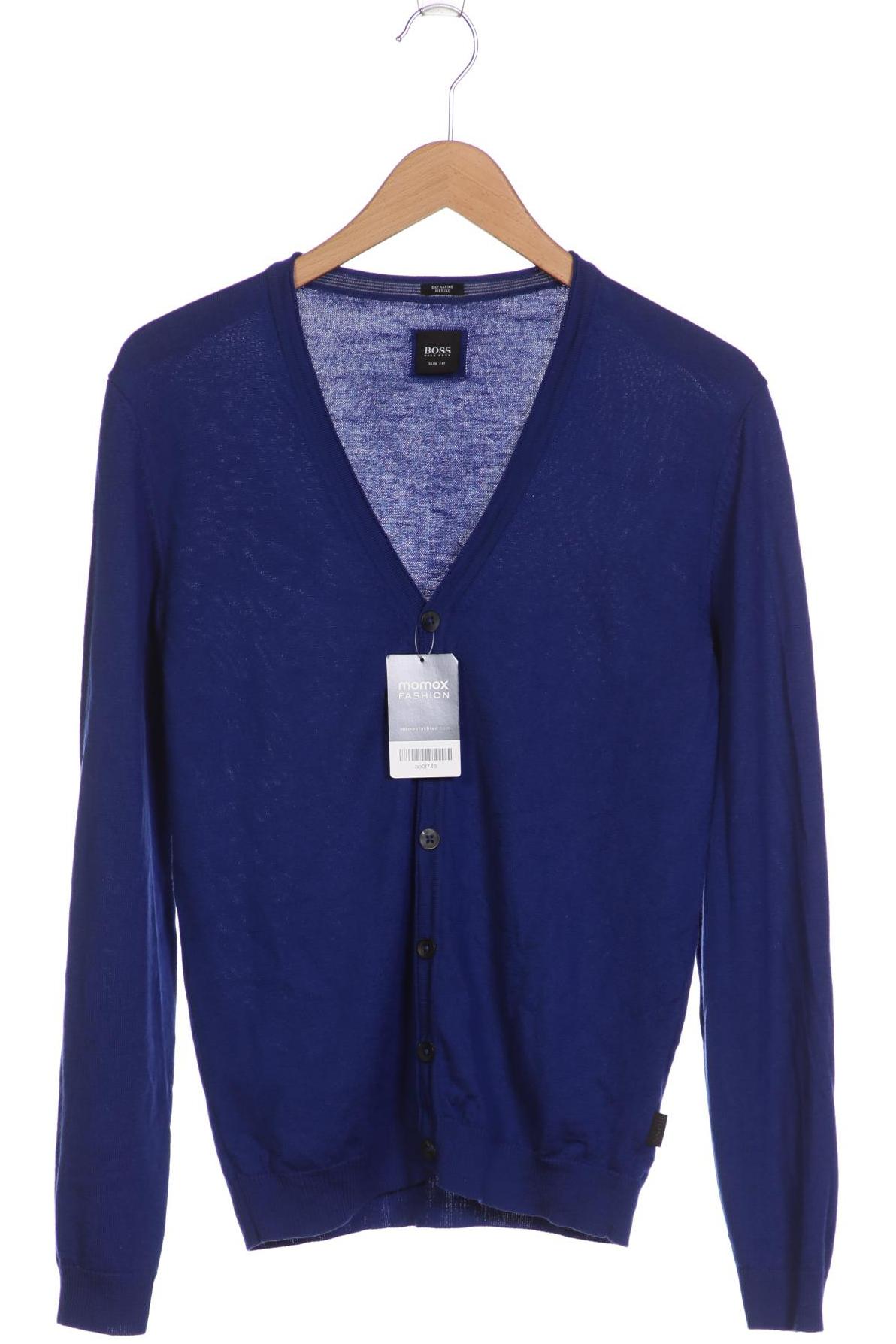 

Boss by Hugo Boss Herren Strickjacke, blau, Gr. 46