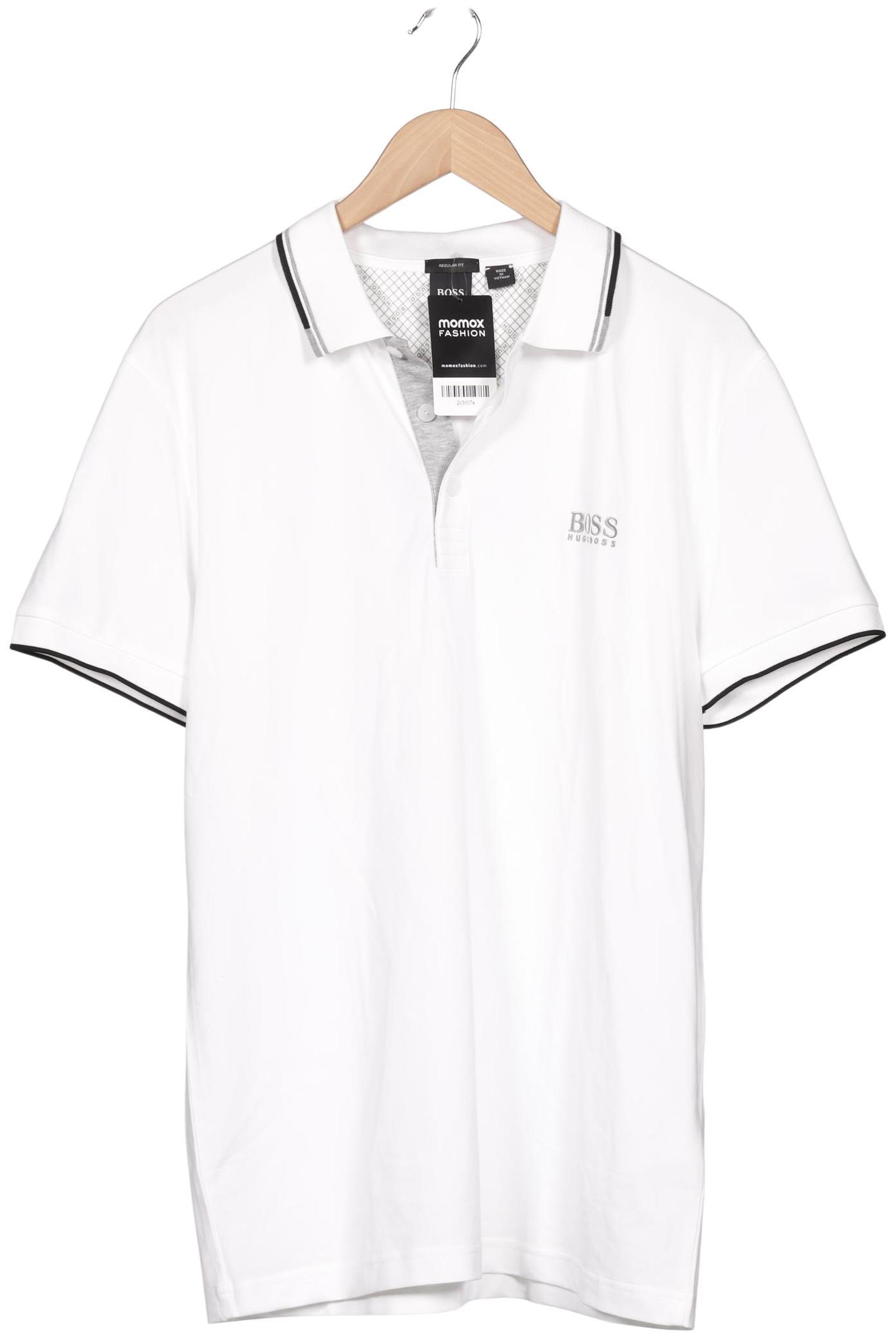 

Boss by Hugo Boss Herren Poloshirt, weiß, Gr. 54