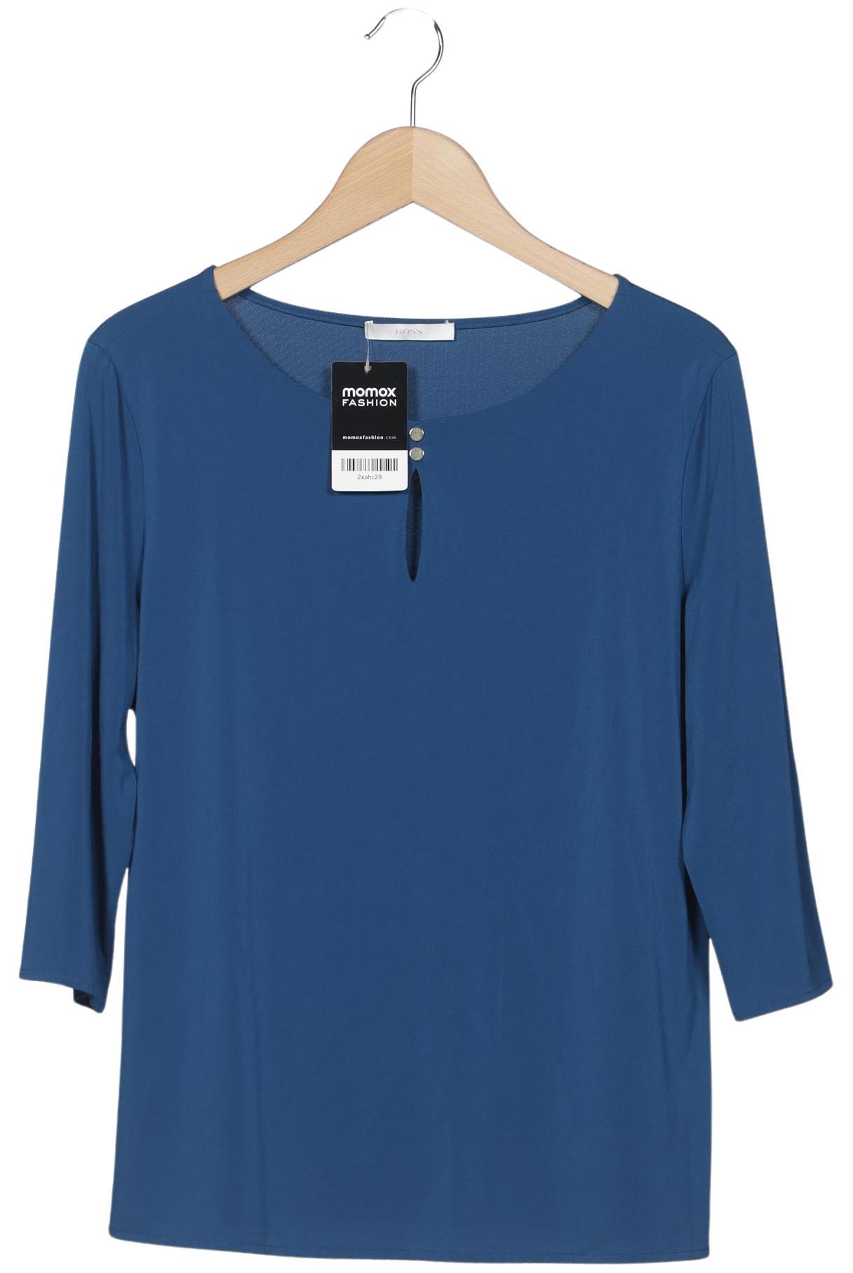 

Boss by Hugo Boss Damen Langarmshirt, blau, Gr. 38