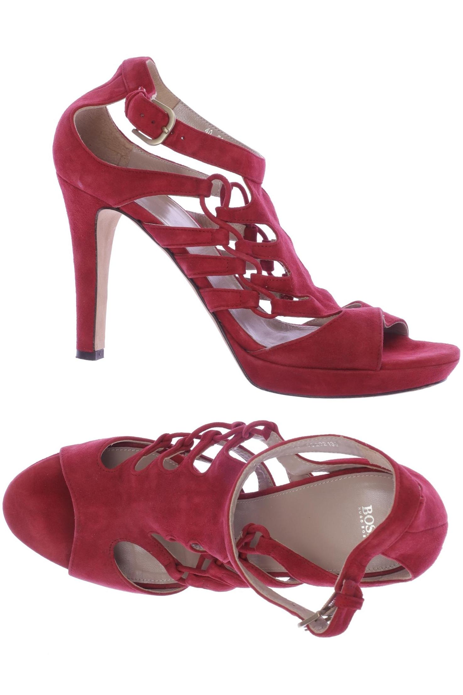 

Boss by Hugo Boss Damen Sandale, rot, Gr. 40