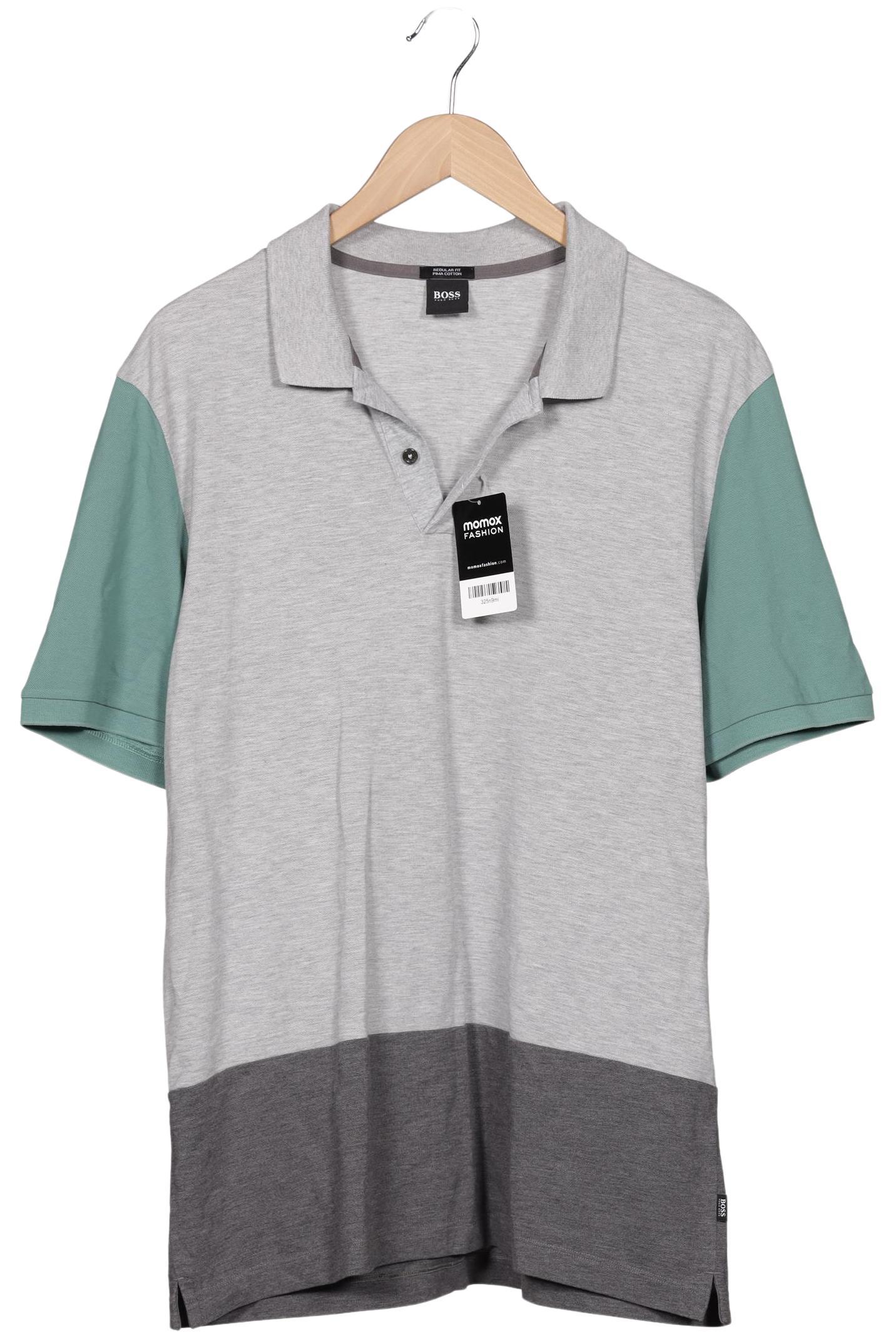 

Boss by Hugo Boss Herren Poloshirt, grau, Gr. 56