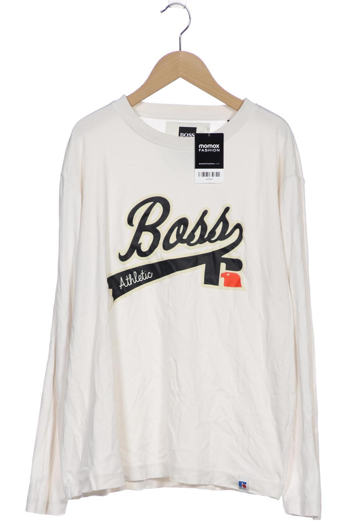 

Boss by Hugo Boss Herren Langarmshirt, weiß, Gr. 48