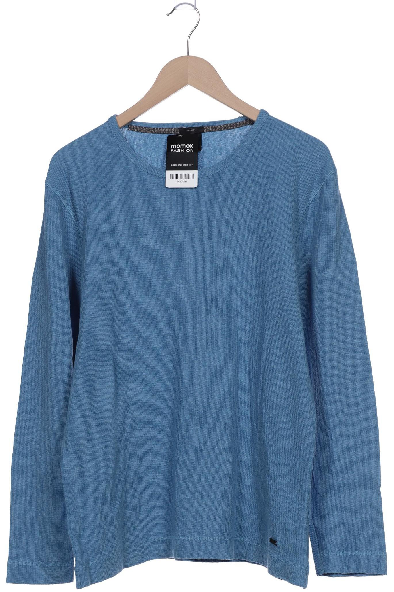 

Boss by Hugo Boss Herren Langarmshirt, blau, Gr. 54