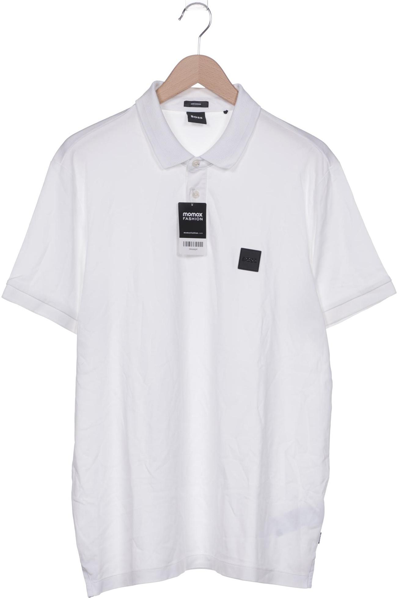 

Boss by Hugo Boss Herren Poloshirt, weiß, Gr. 56