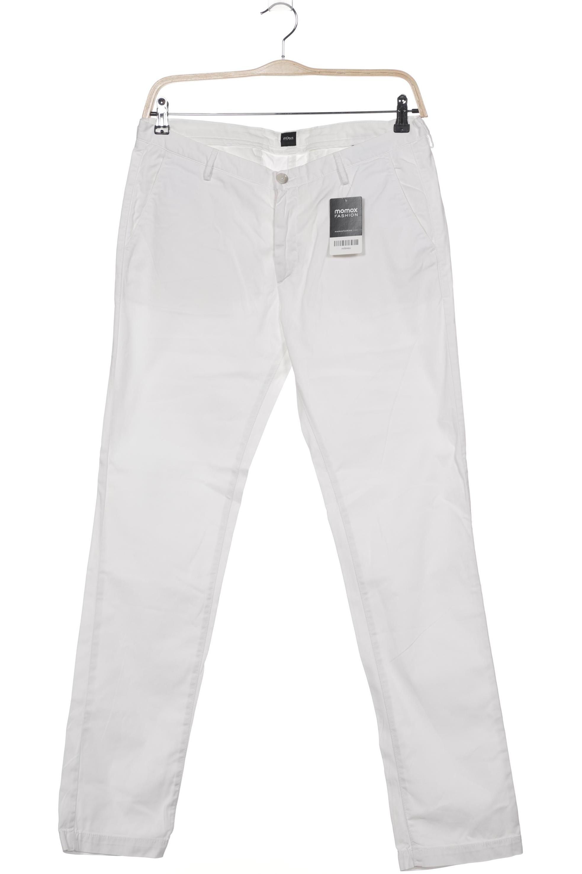

Boss by Hugo Boss Herren Stoffhose, weiß, Gr. 50