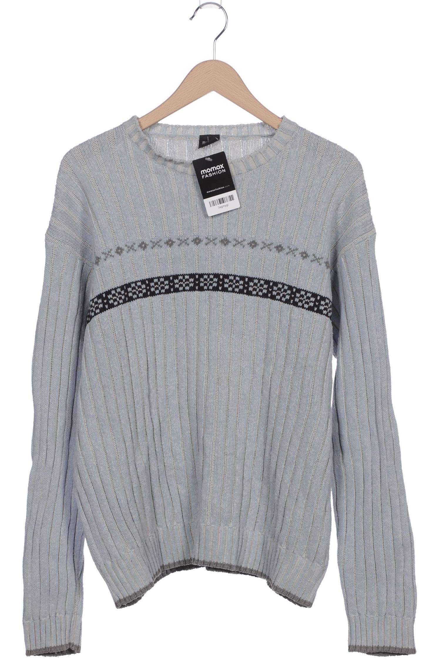 

Boss by Hugo Boss Herren Pullover, blau, Gr. 56