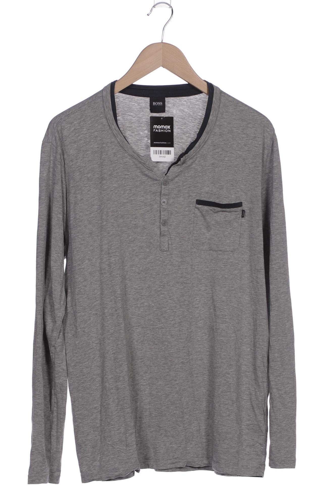 

Boss by Hugo Boss Herren Langarmshirt, grau, Gr. 52