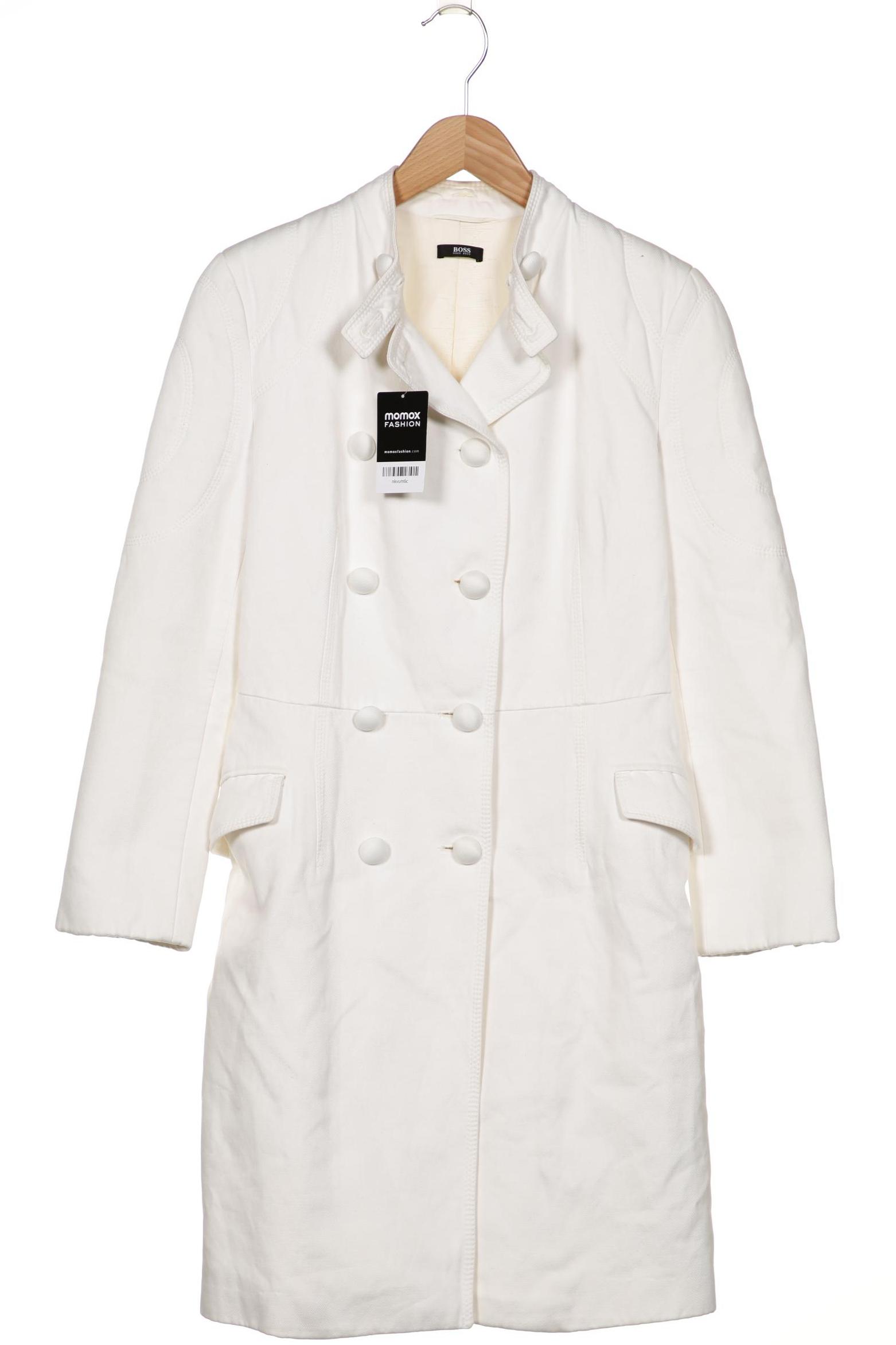 

Boss by Hugo Boss Damen Mantel, weiß, Gr. 36