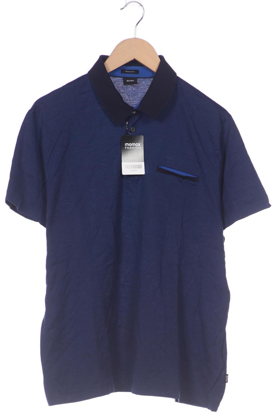 

Boss by Hugo Boss Herren Poloshirt, blau, Gr. 56